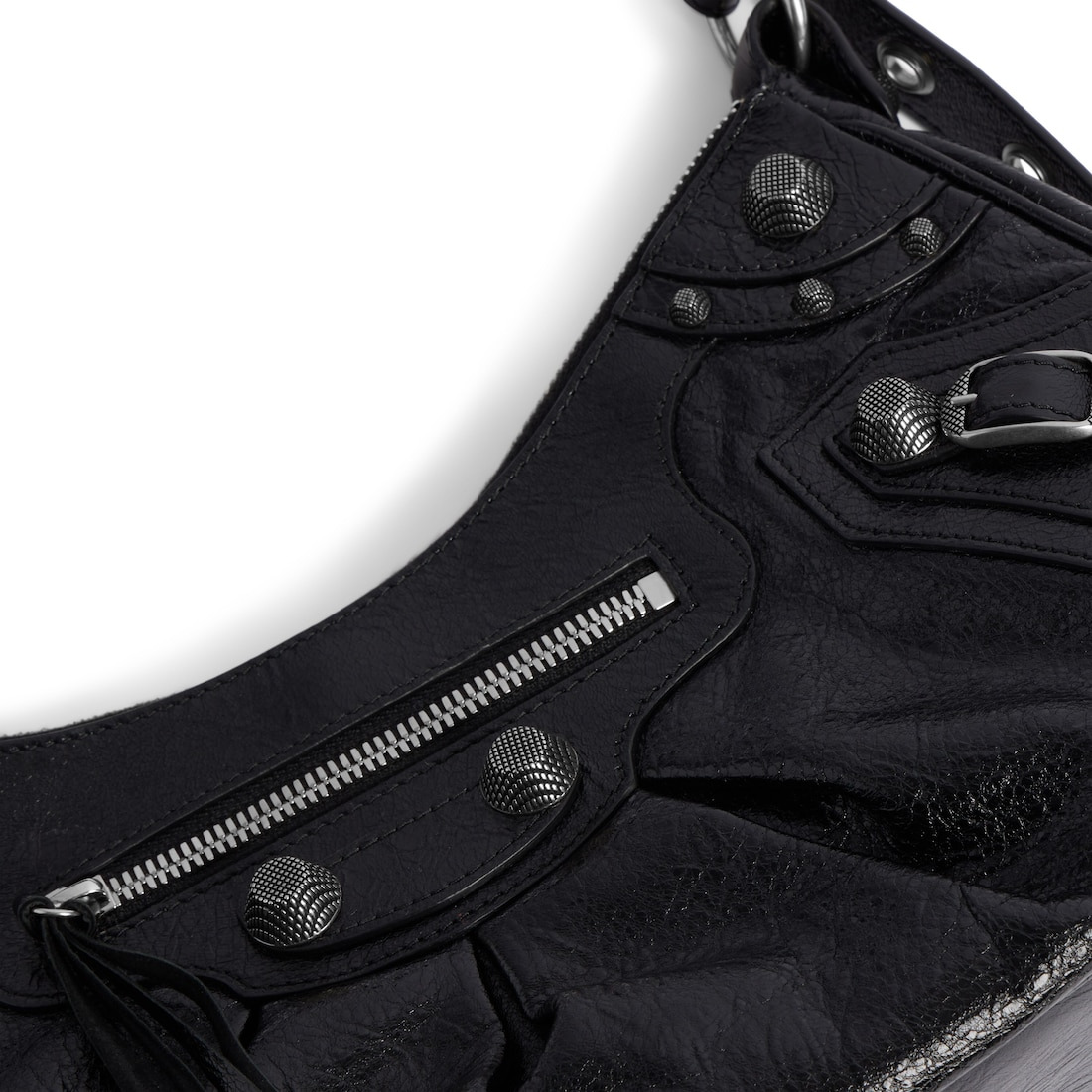 Women's Le Cagole Small Shoulder Bag in Black - 5