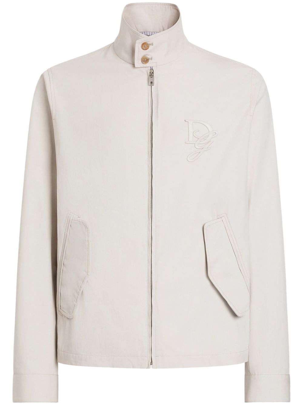 logo-appliqué jacket - 1