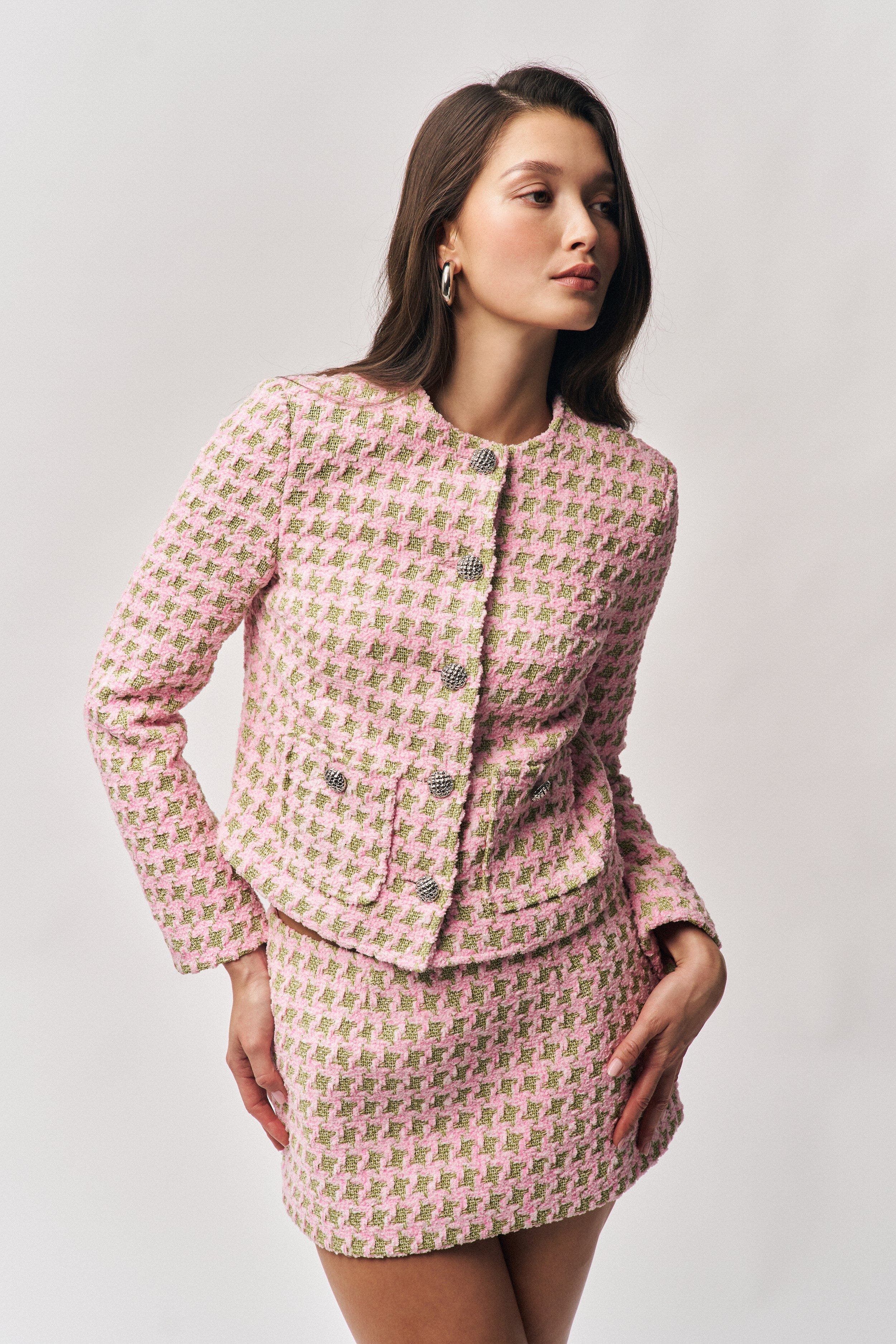 Guizio Halstead Skirt in Pink Multi at Nordstrom - 6