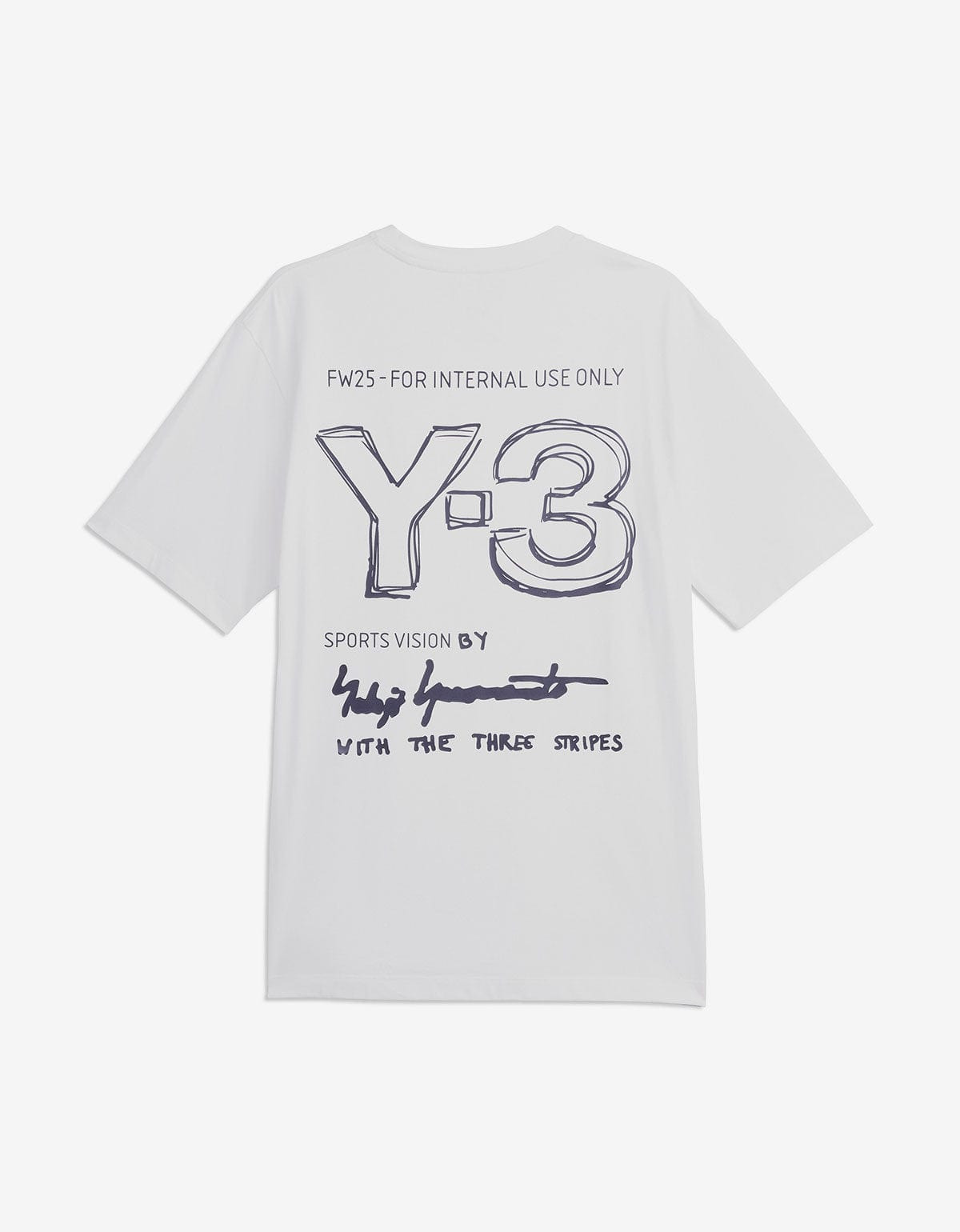 Y-3 White Short Sleeve T-Shirt - 2