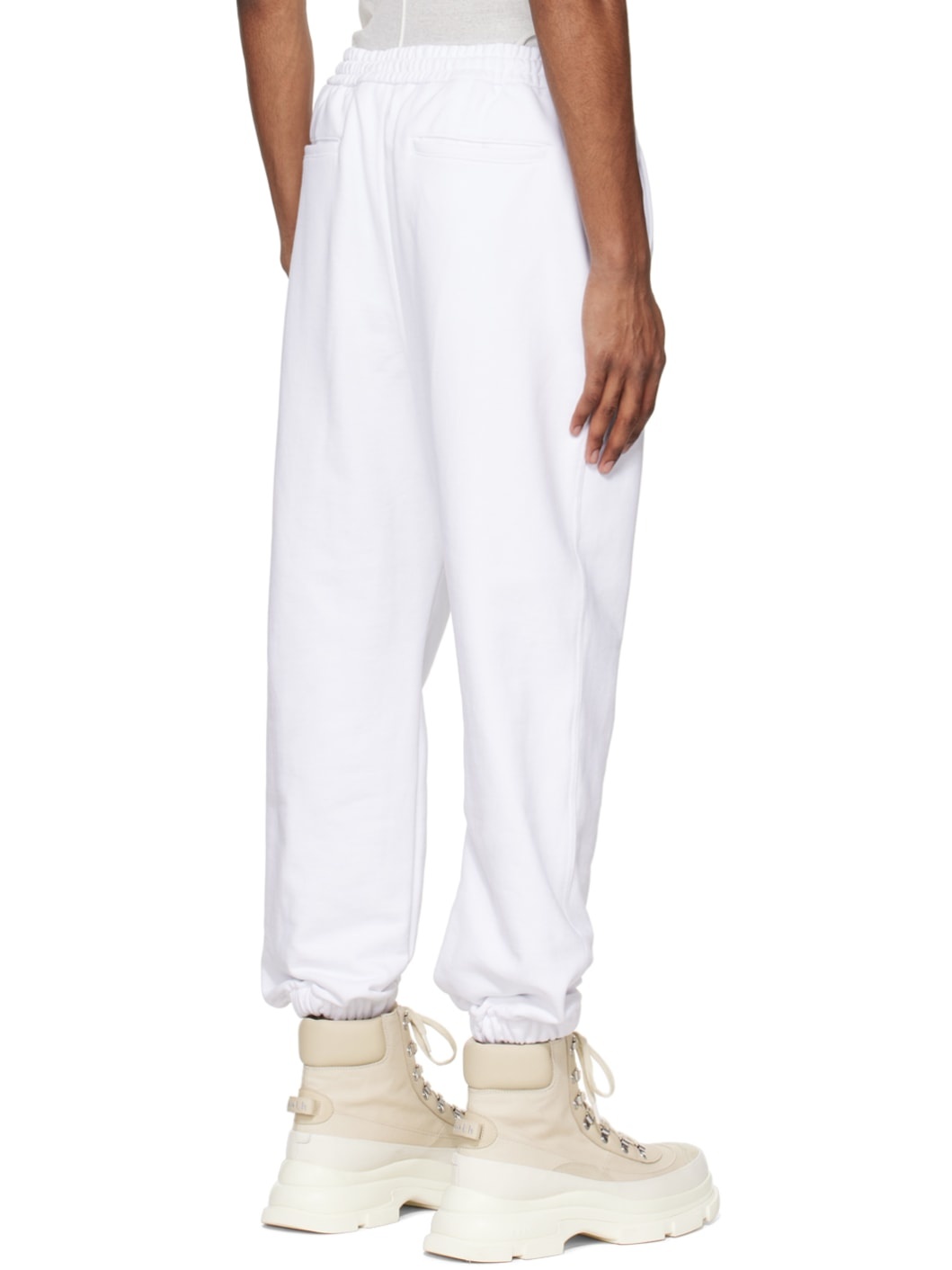 White Carryover Lounge Pants - 3