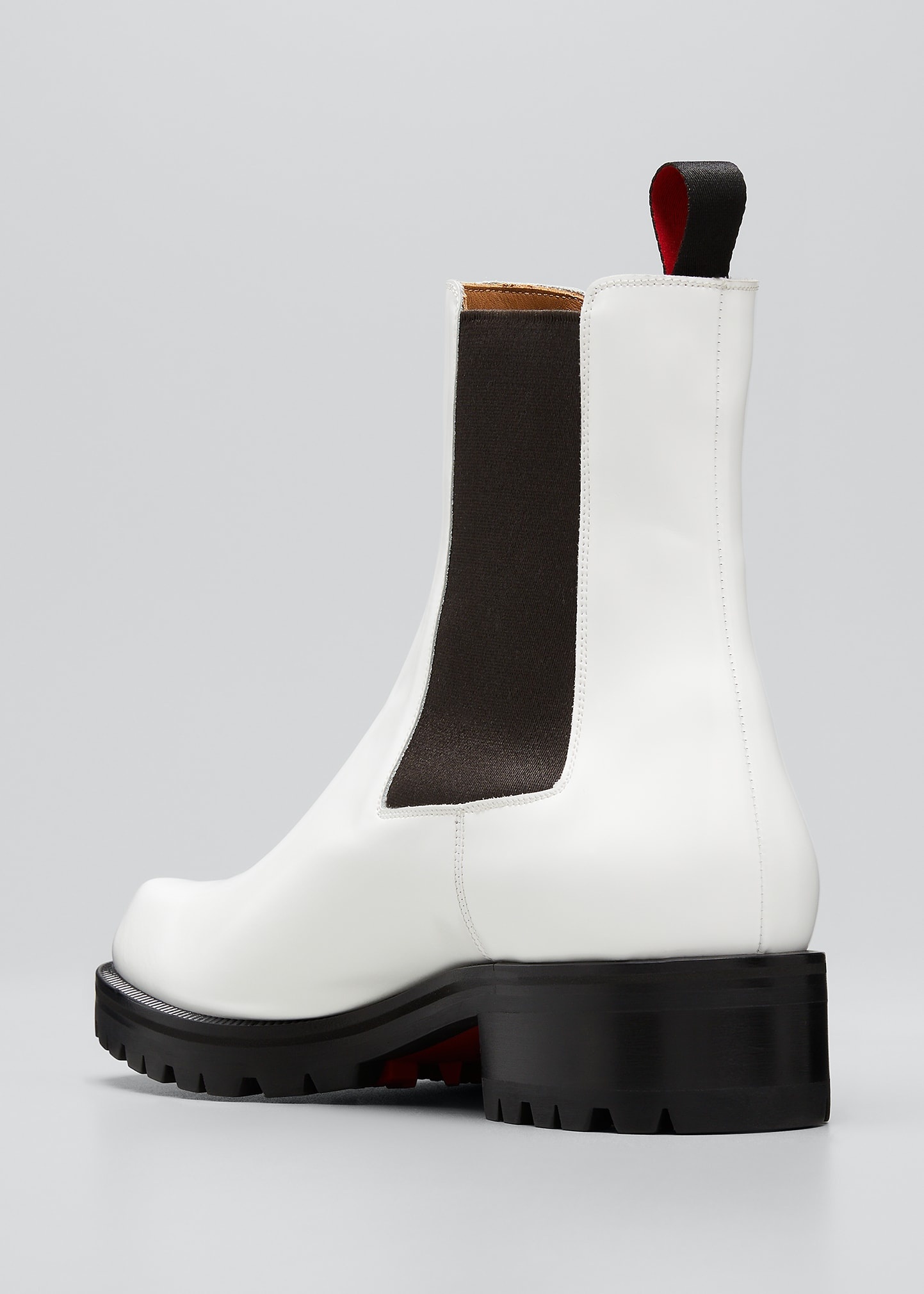 Men's Motok Red Sole Leather Chelsea Boots - 2