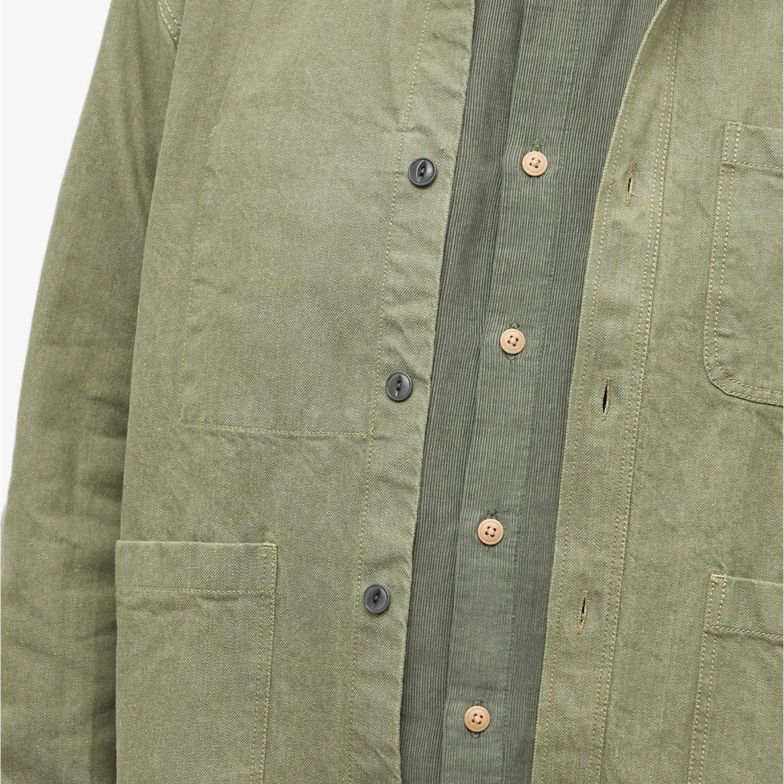 Officine Générale Theodore Chore Jacket - Light Olive - S - 5