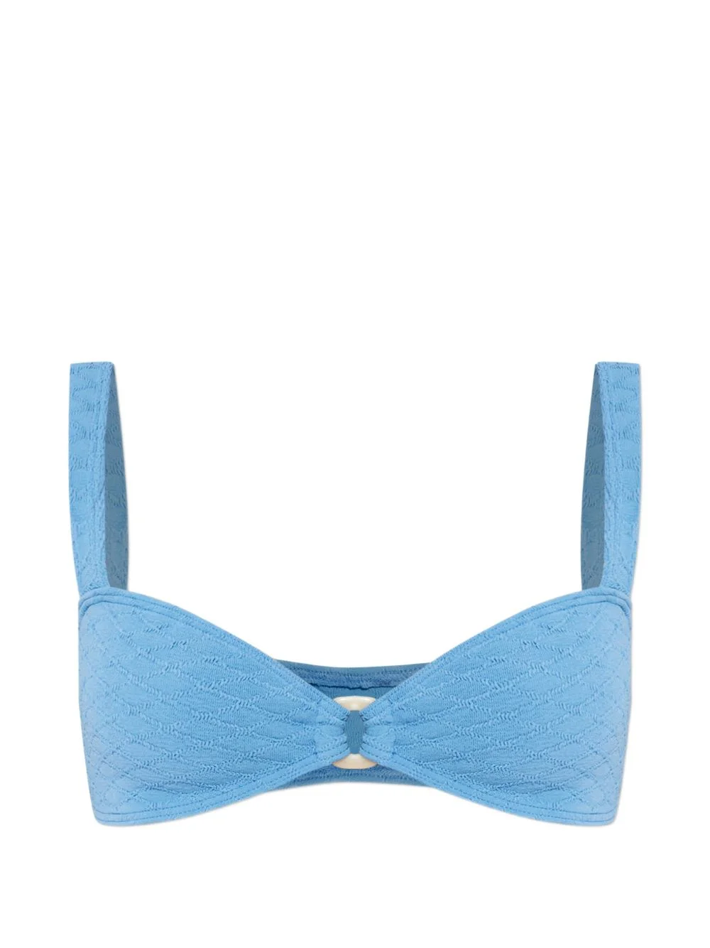 ring textured swimsuit - 1