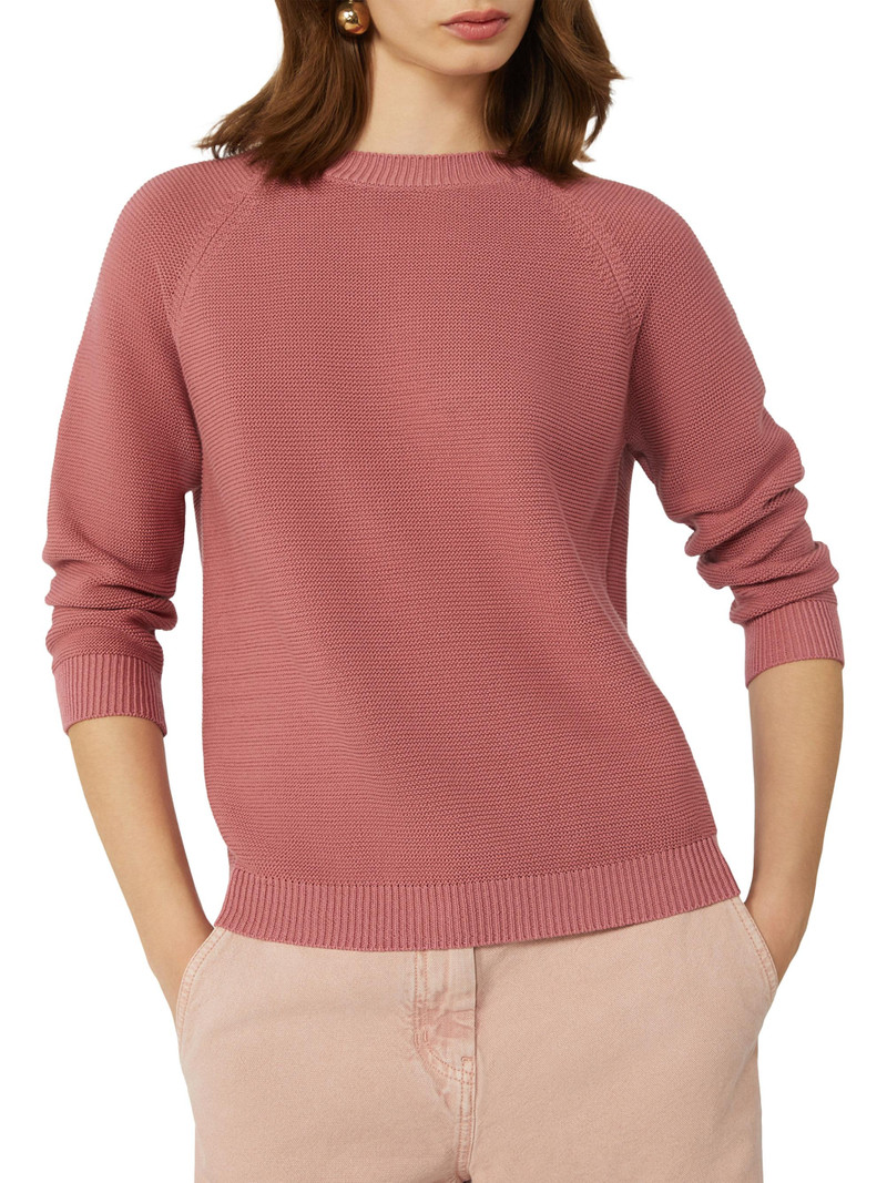 Women's Cotton Sweater - Antique Rose 4