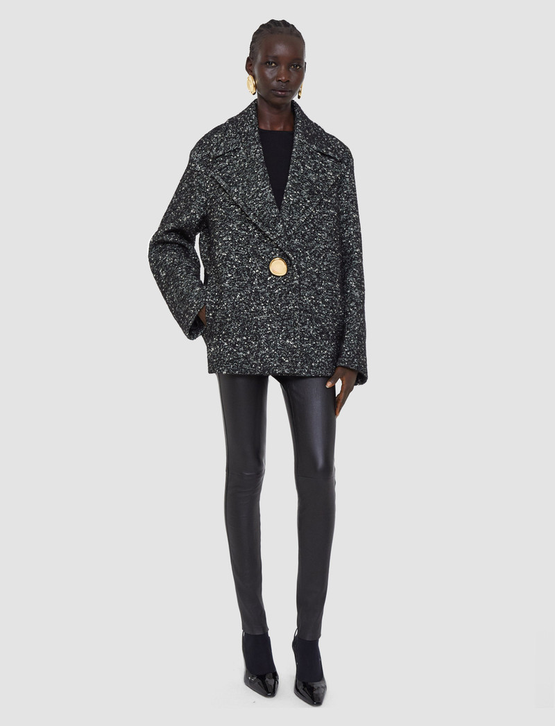 JOSEPH Agar Donegal Tweed Wool Coat outlook