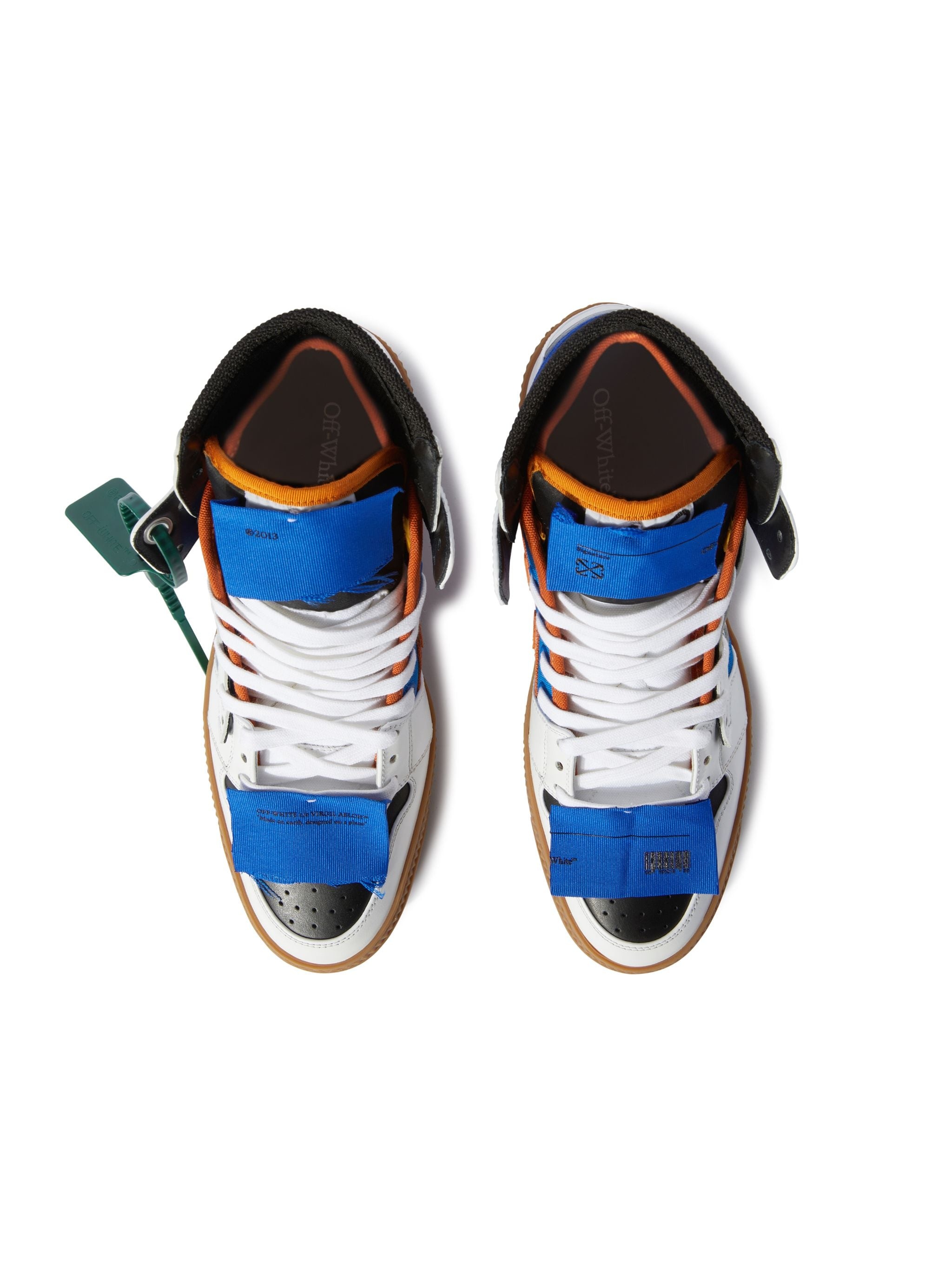 3.0 Off Court Calf Leather Blue Fluo Wh - 3