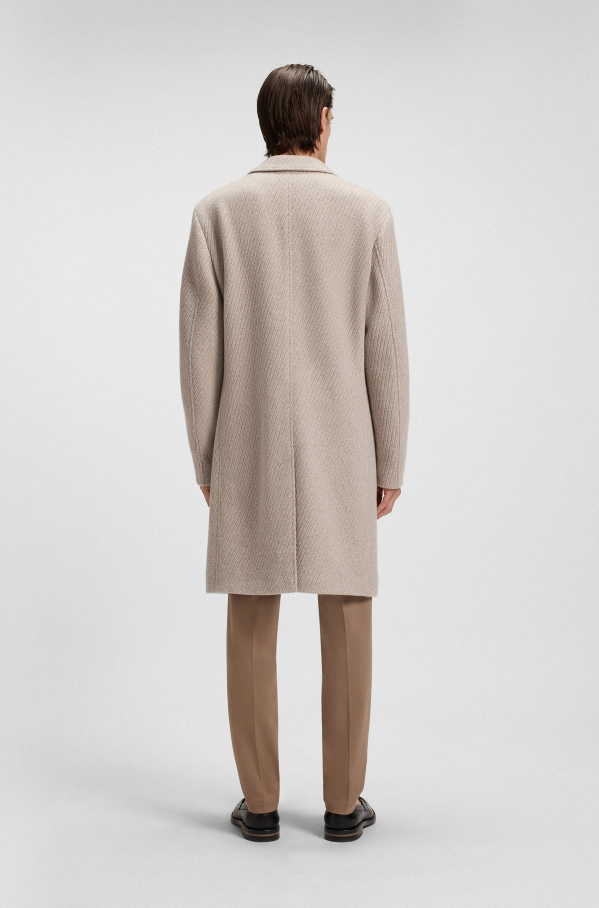 FORMAL COAT IN CASHMERE AND VIRGIN WOOL - 5
