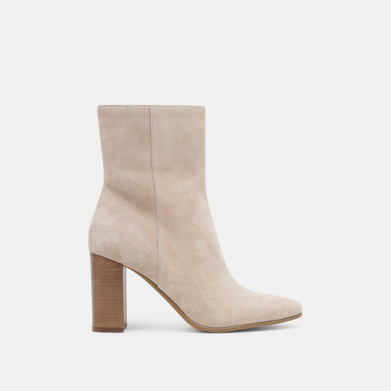SUZY BOOTIES TAUPE SUEDE 1