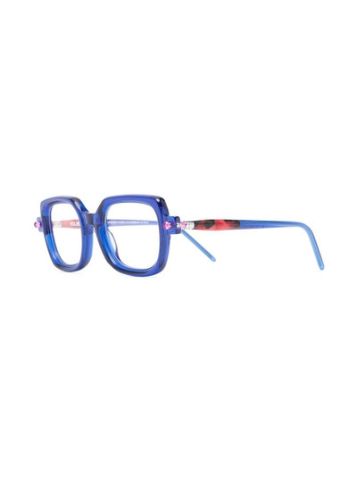 Kuboraum square-frame optical glasses outlook