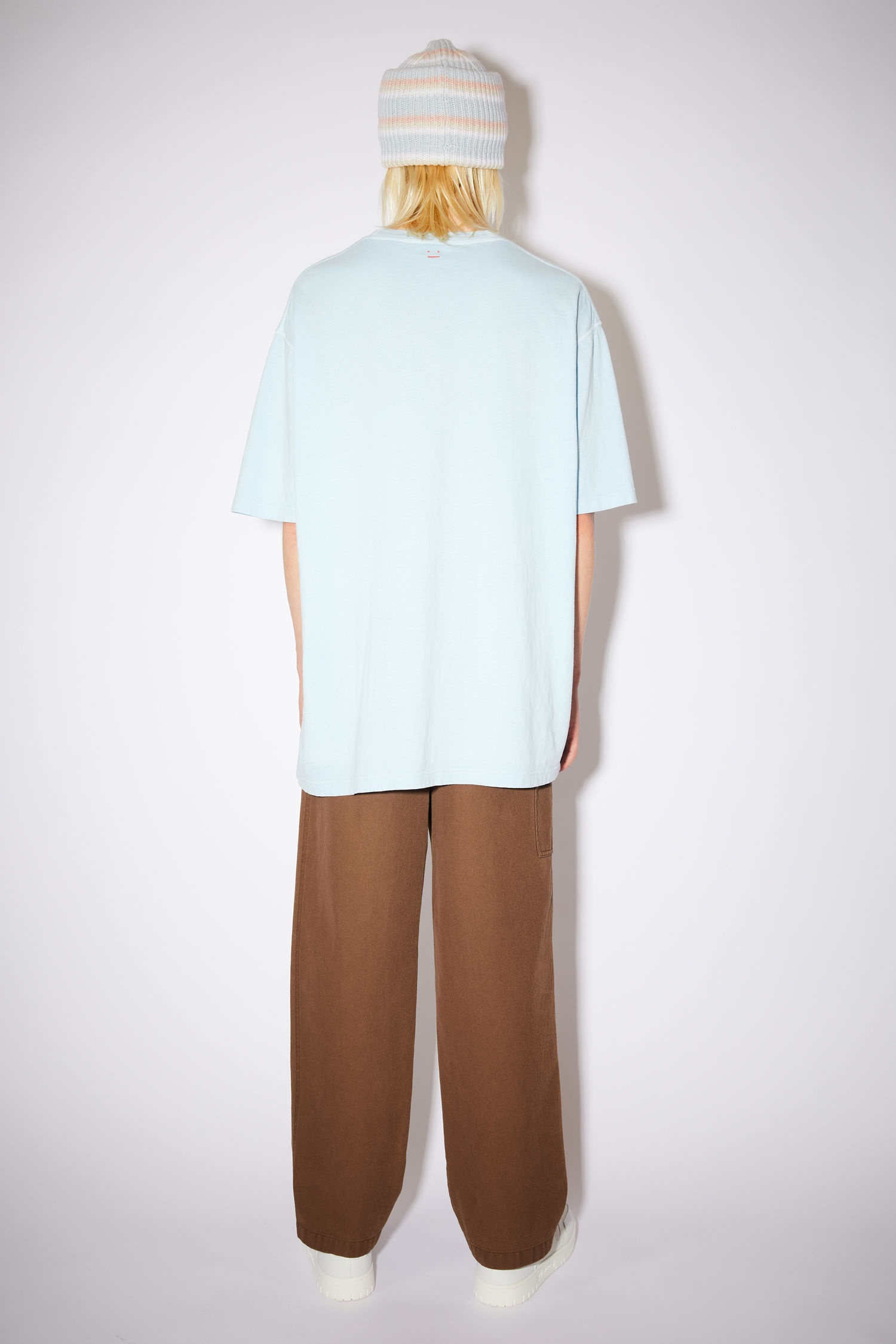 Oversized t-shirt - Powder blue - 3