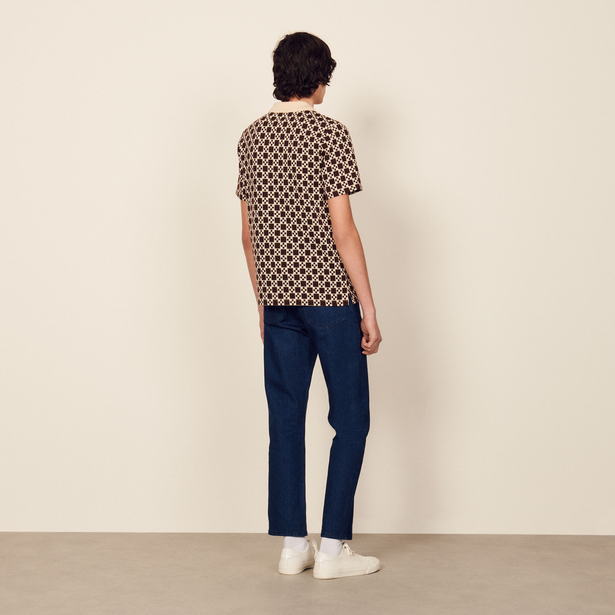 Jacquard polo shirt - 3