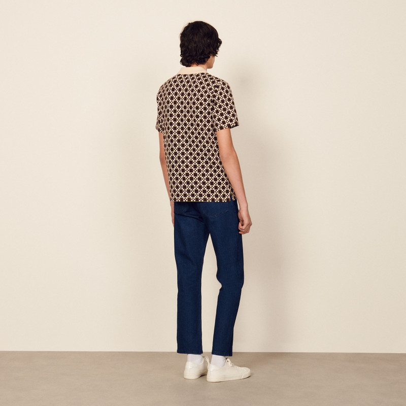 Jacquard polo shirt 3