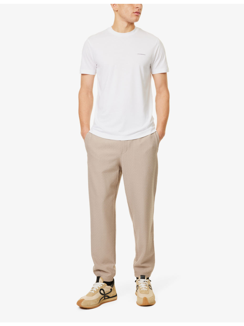Ea Tee Letter Small Chest - 2