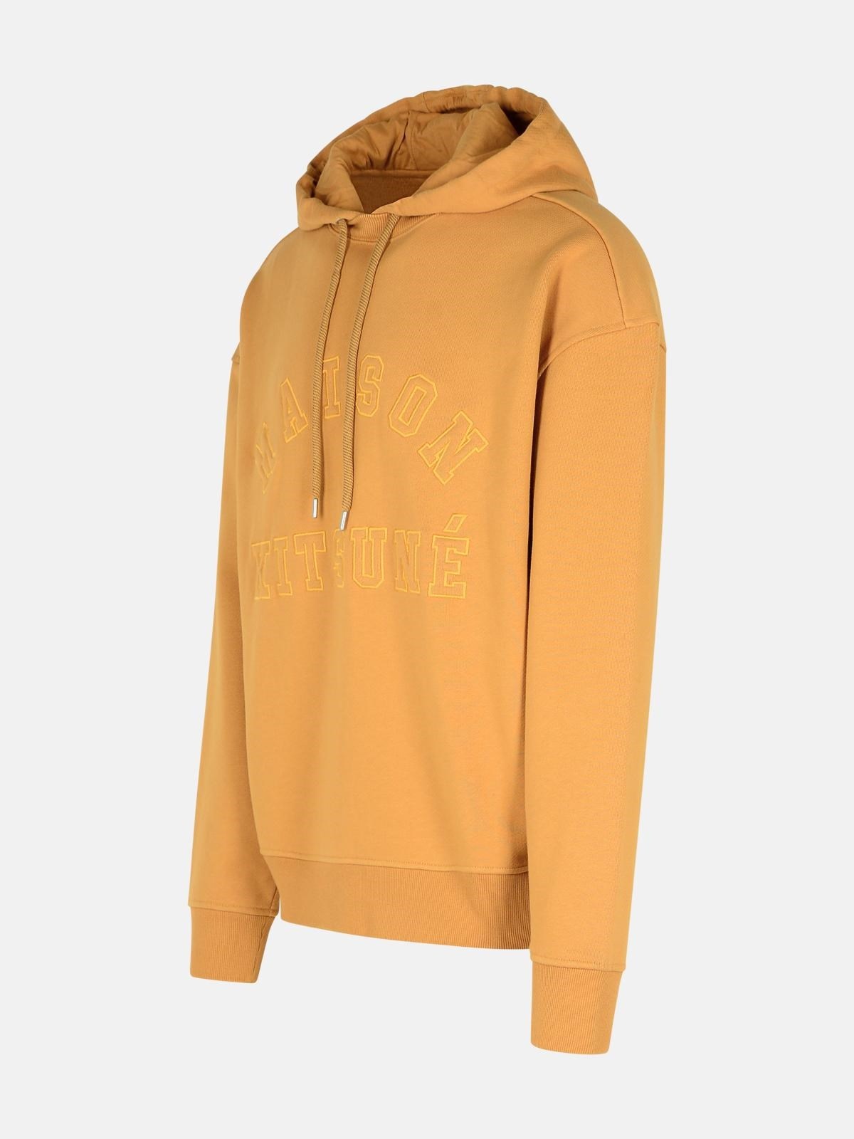 'VARSITY' BEIGE COTTON SWEATSHIRT - 2