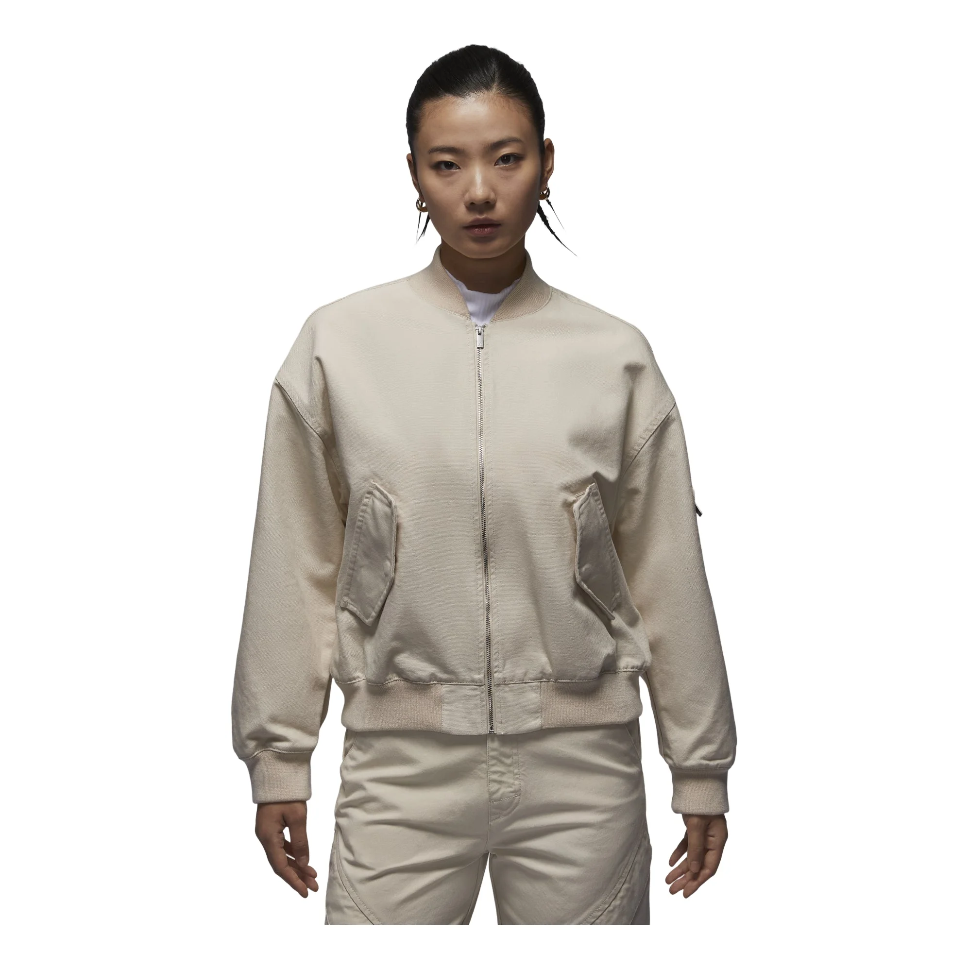 (WMNS) Air Jordan Renegade Jacket Asia Sizing 'Light Brown' FV7147-203 - 1