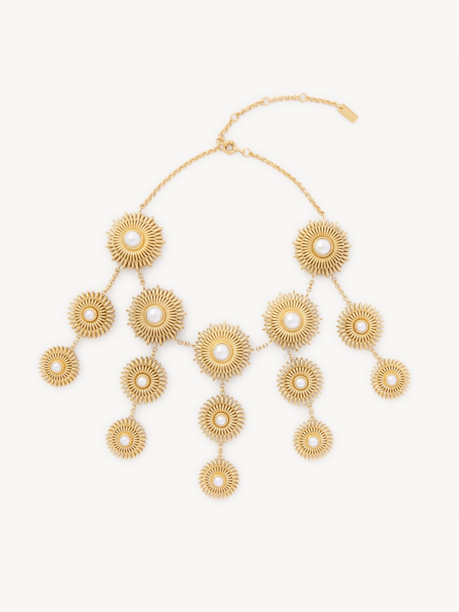 THE CHLOÉ MECHANICAL FLOWERS NECKLACE - 1