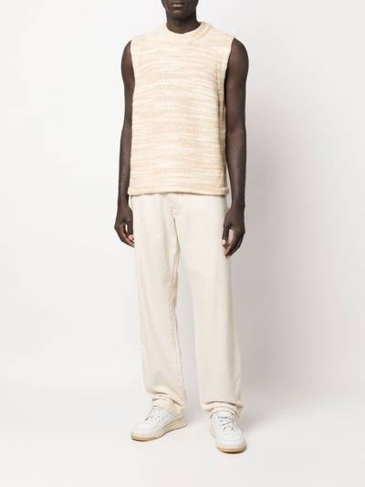 Stone Island Shadow Project round-neck knit vest outlook