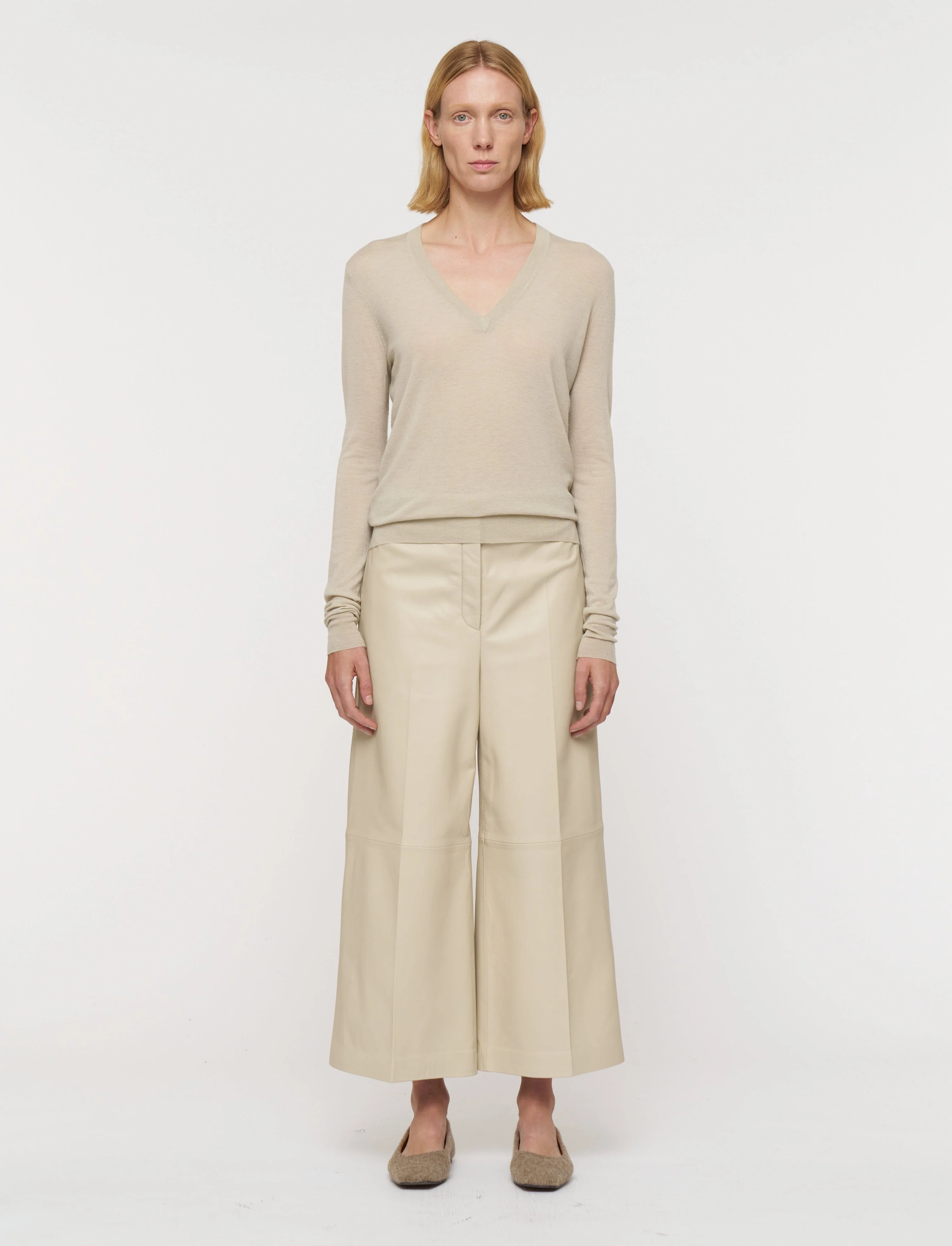 Cashair V Neck Jumper - 1