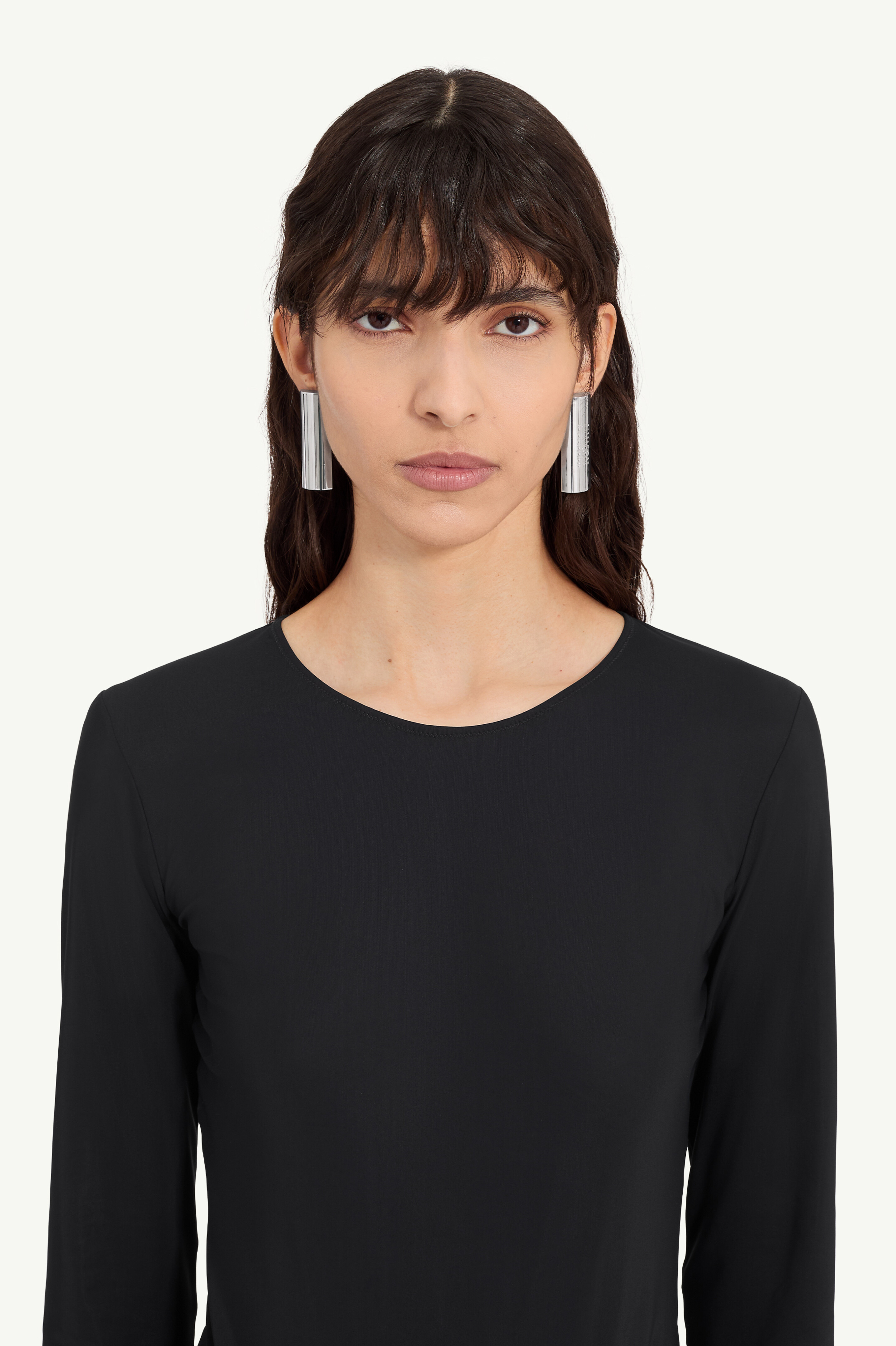 Numeric drop earrings - 4