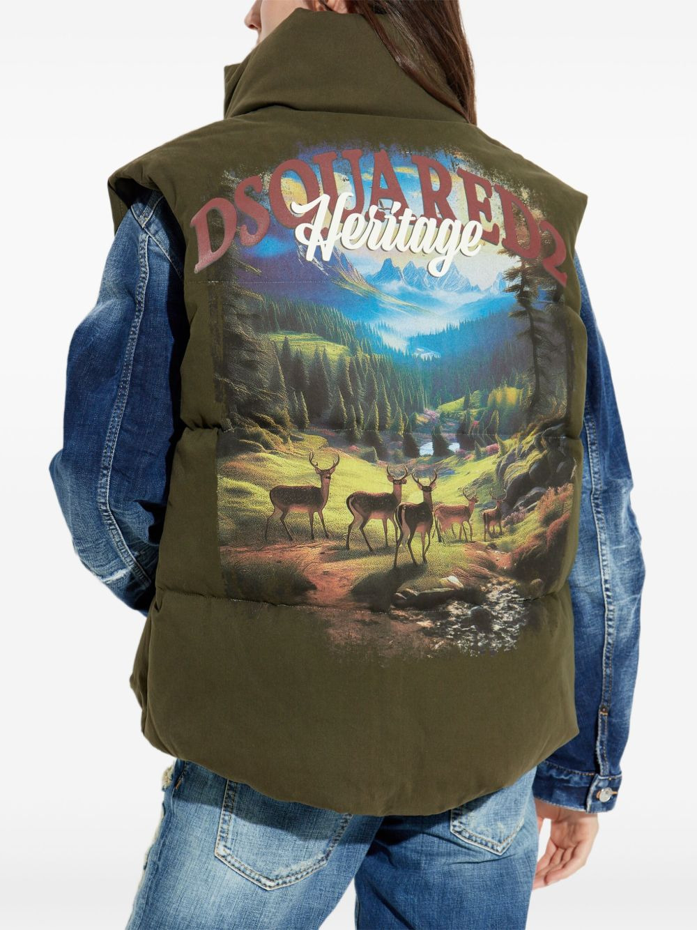 logo-print gilet - 4