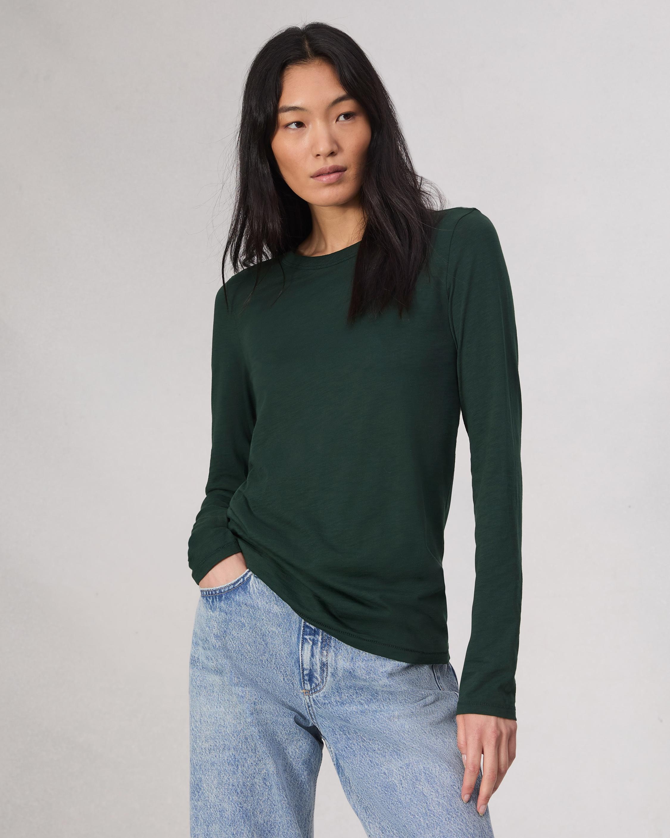 Slub Long Sleeve Tee - 2