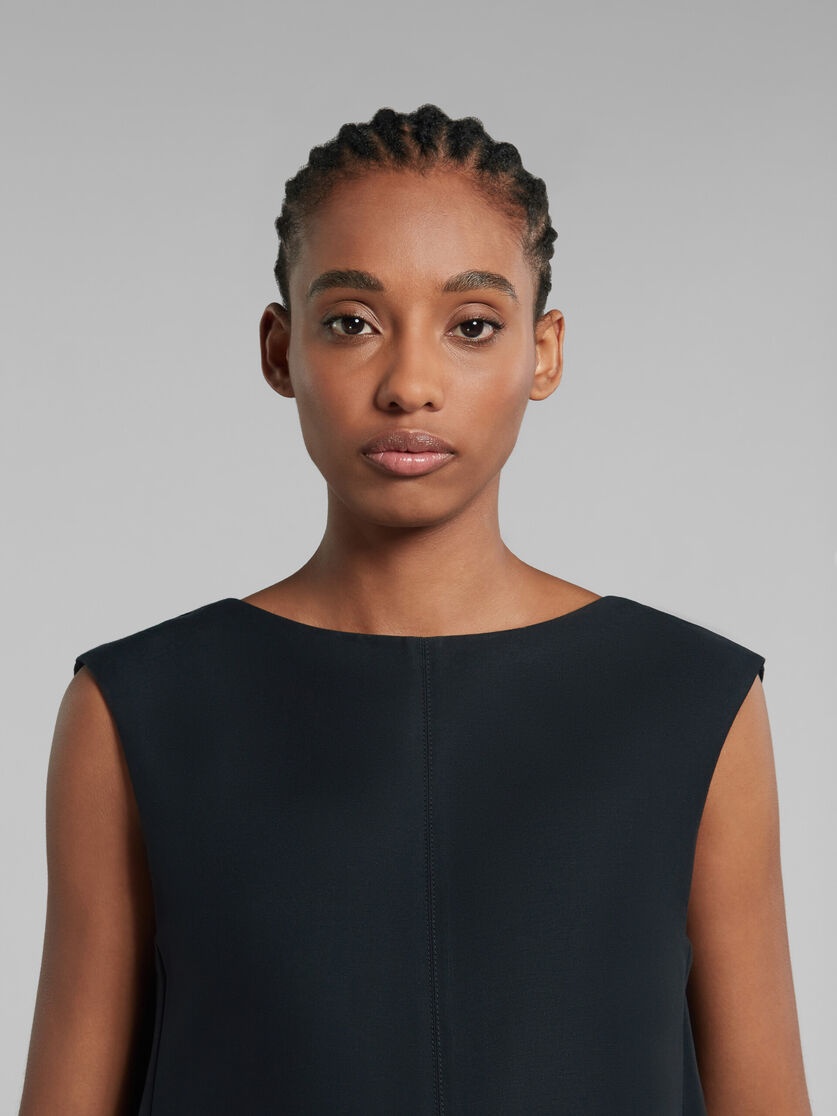 ワンピース MARNI Black Cady Dress Marni Cady Midi Dress | Black | FARFETCH CA