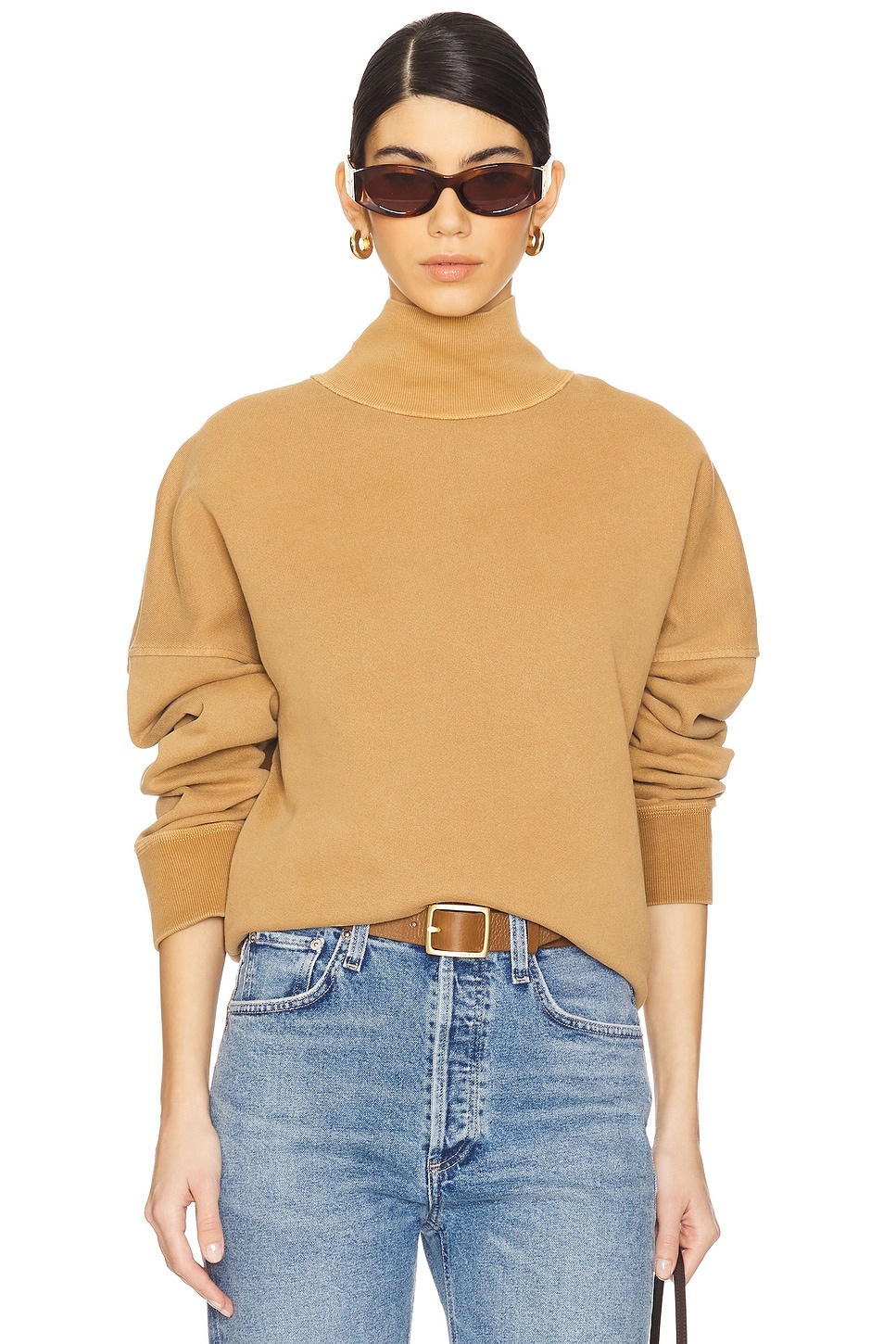 Cara Fleece Turtleneck Pullover - 1