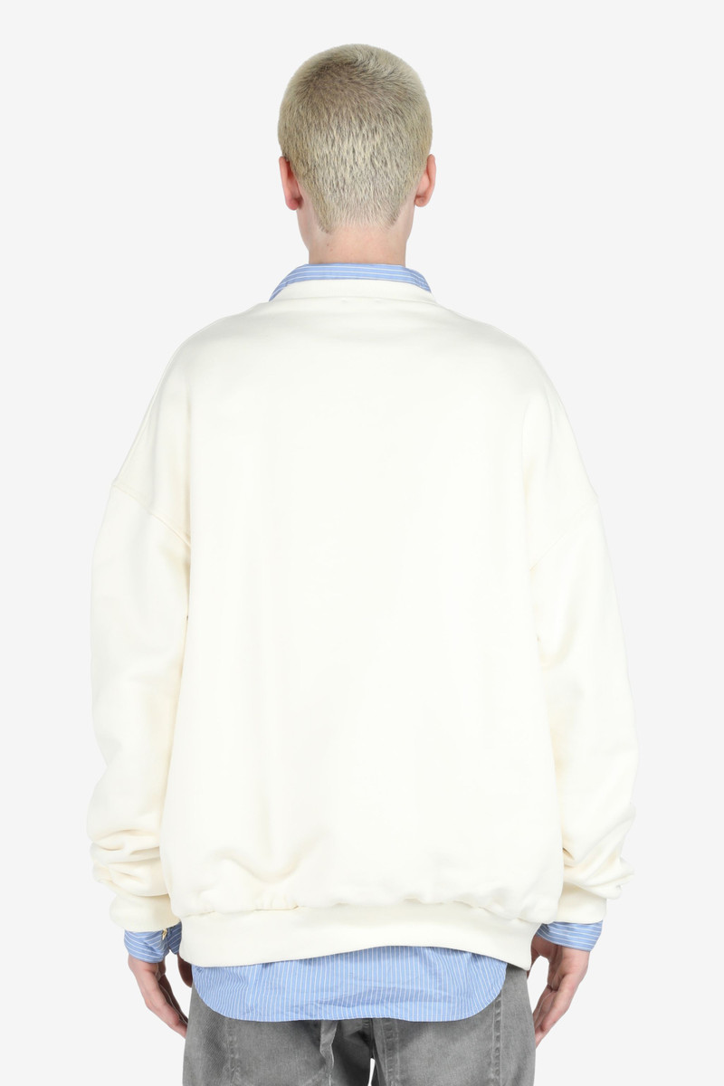 N°21 LOGO-EMBOSSED COTTON SWEATSHIRT outlook