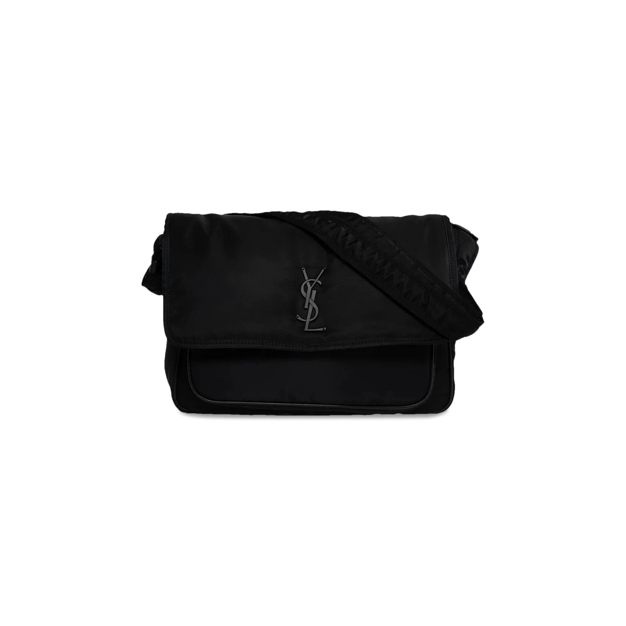 Saint Laurent Niki Plaque Messenger Bag 'Black' - 1