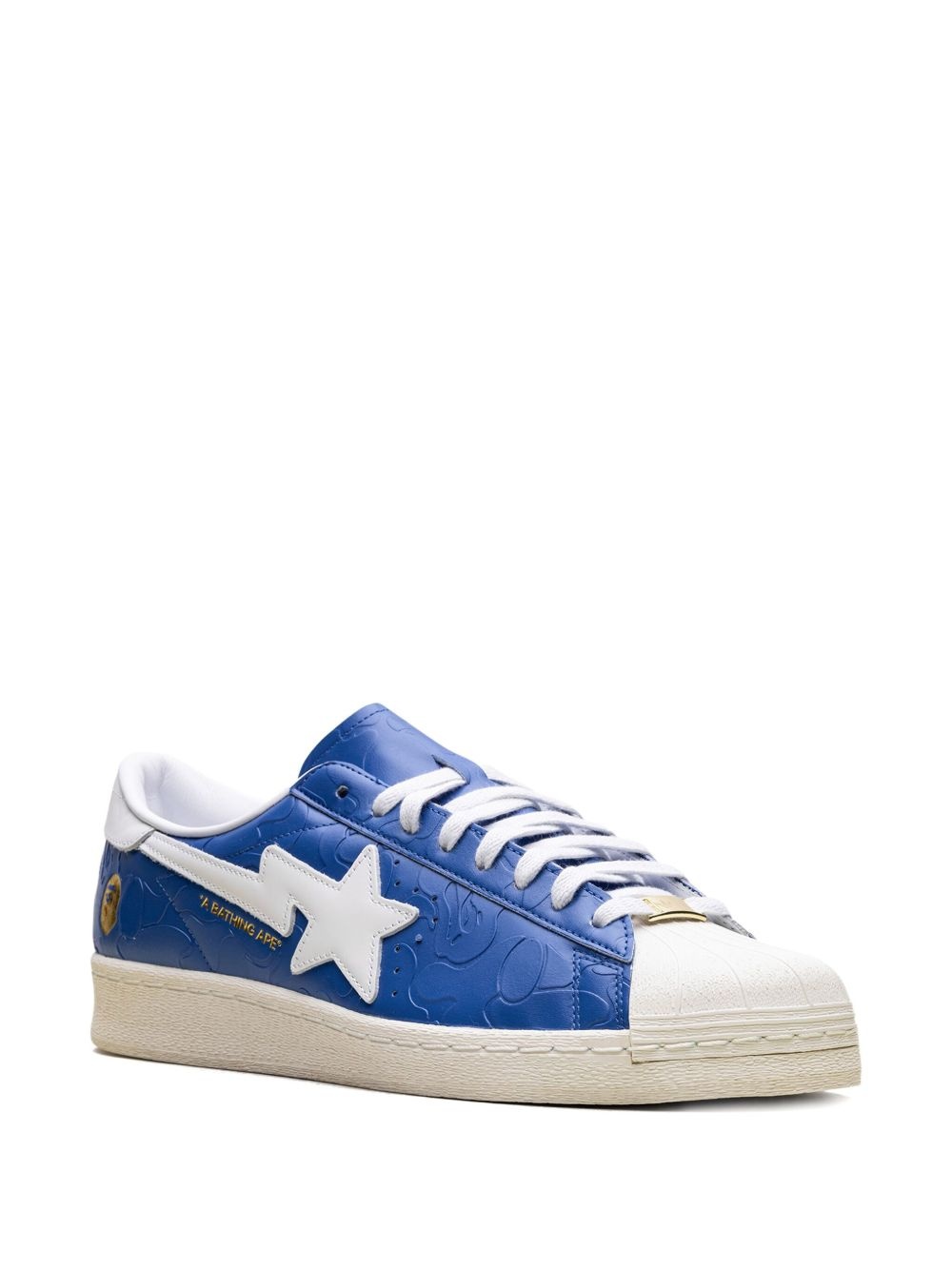 x A Bathing Ape Superstar Vintage "Blue White" sneakers - 2