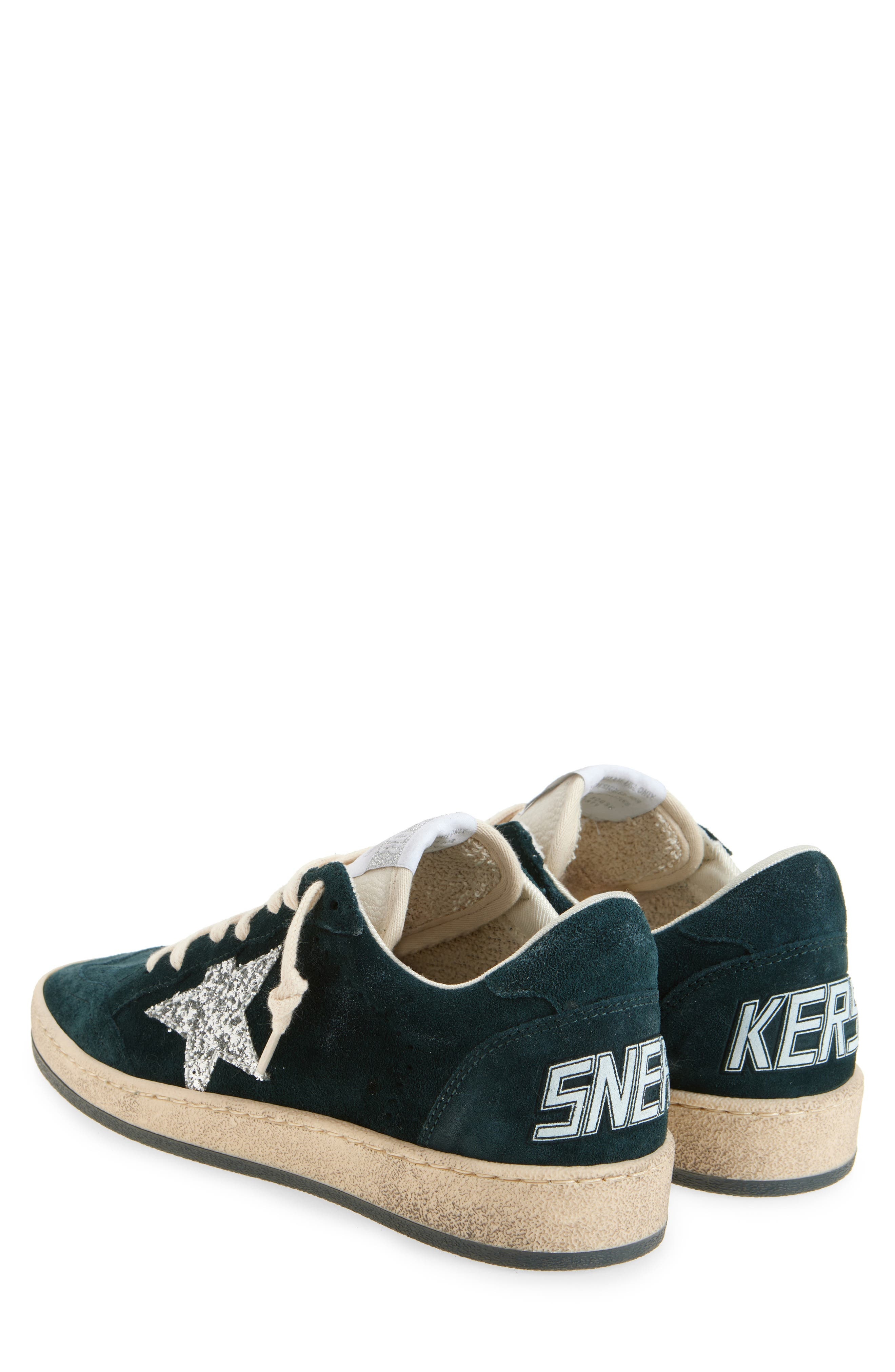 Golden Goose Ball Star Low Top Sneaker in Magical Forest/White/Silver at Nordstrom - 2