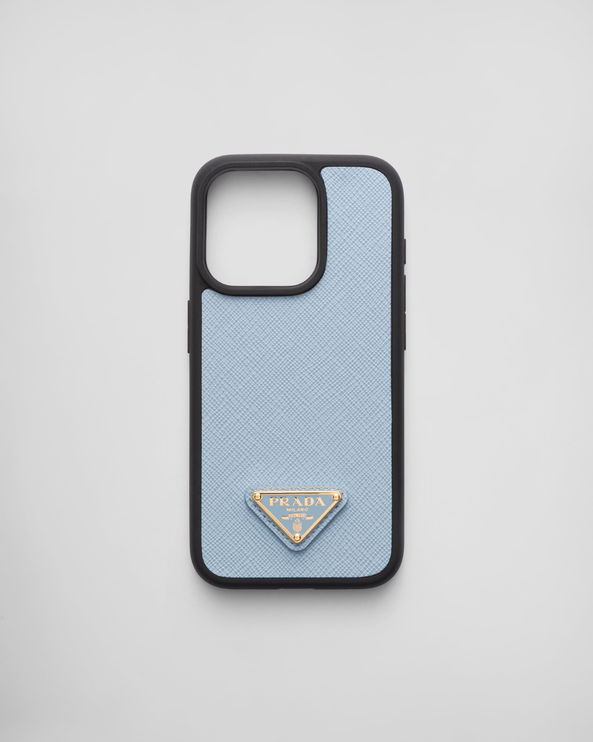 Saffiano leather cover for iPhone 15 Pro - 1