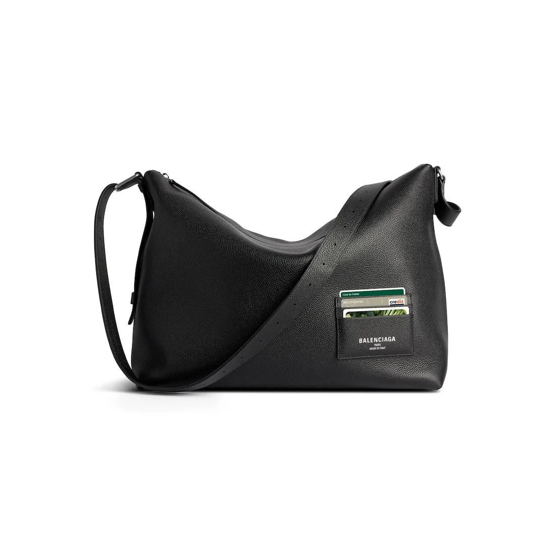 Men's Credit Large Messenger Bag in Black - 1