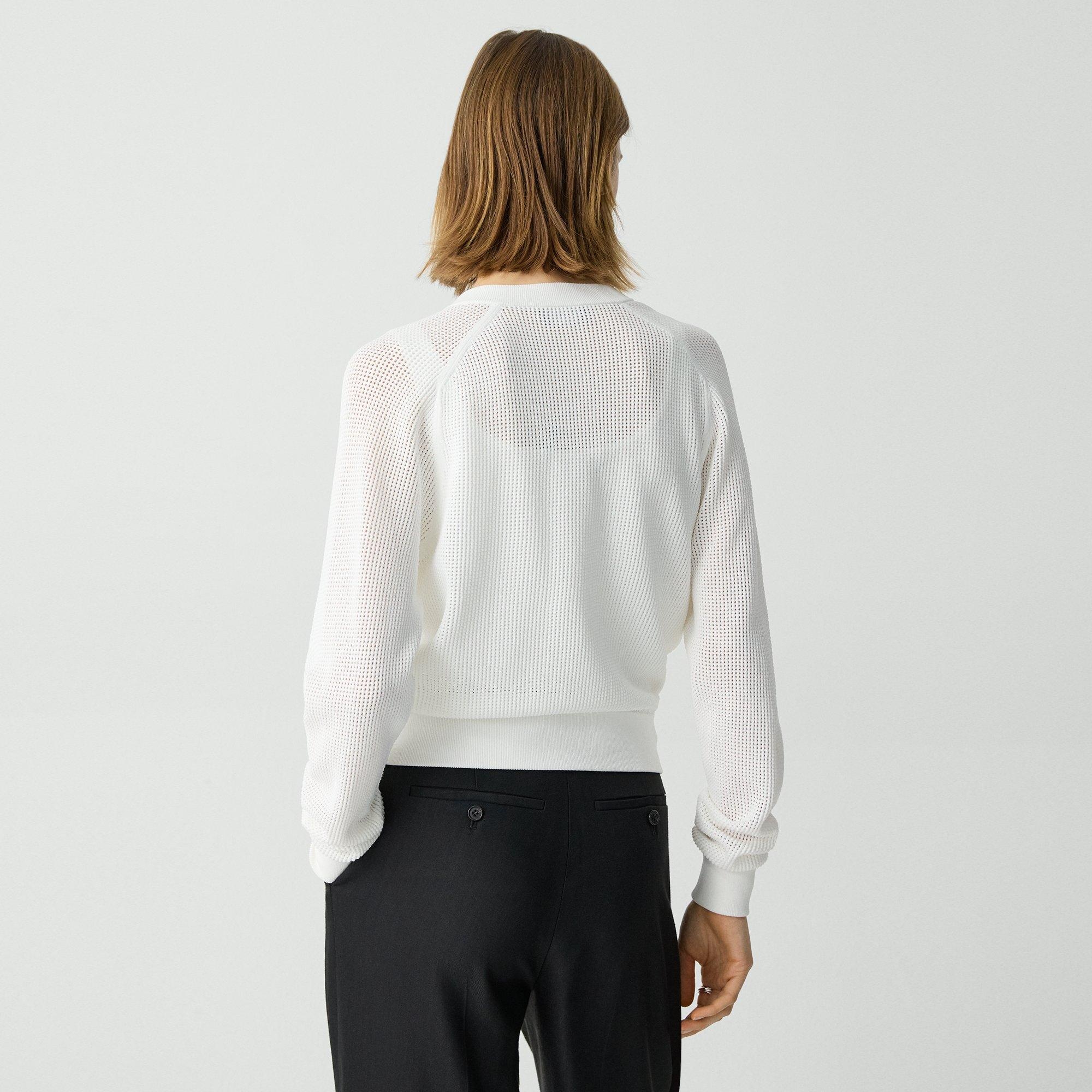 Bomber Jacket in Crepe Knit - 4