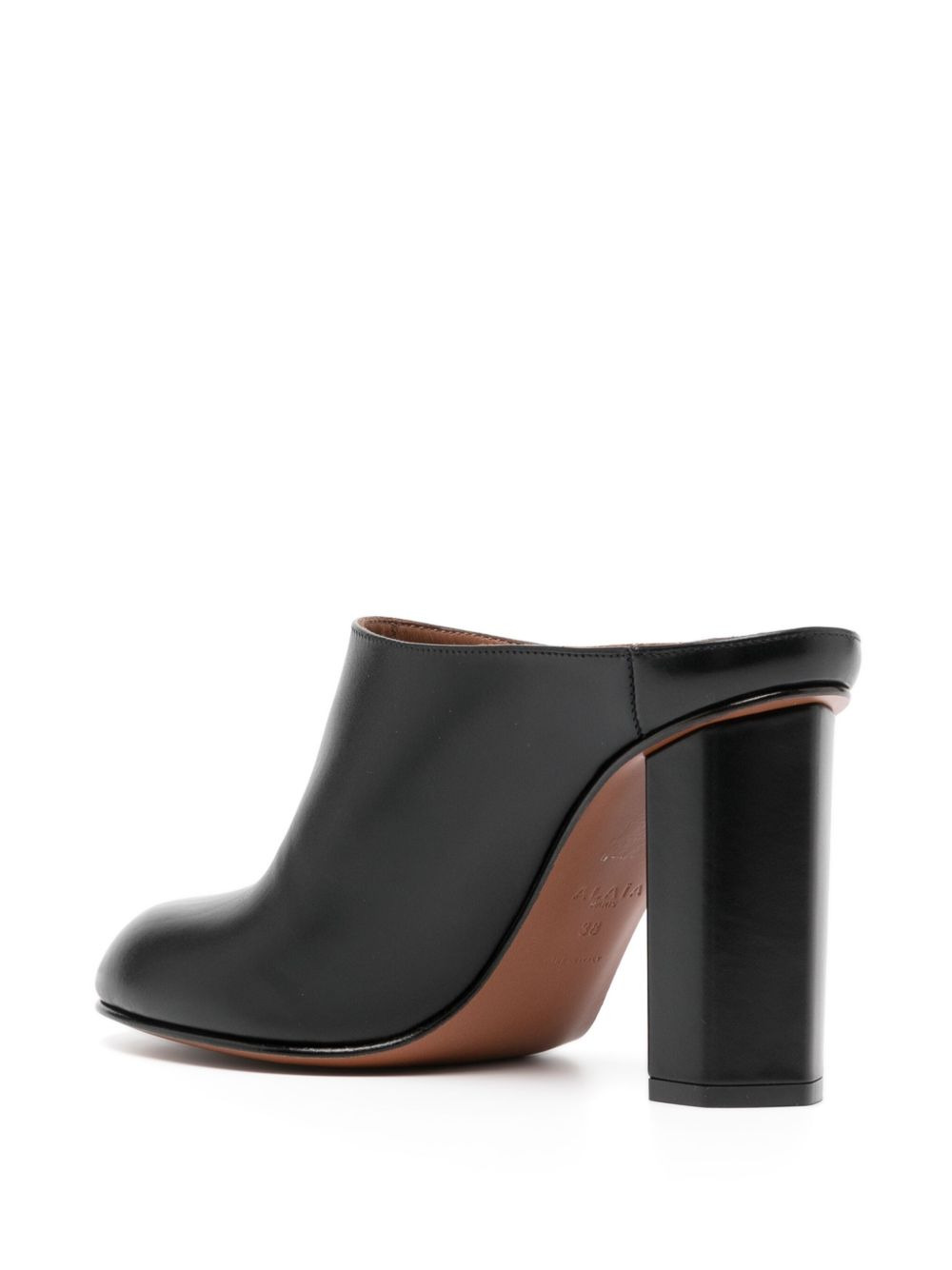 Babylone 90mm leather mules - 3