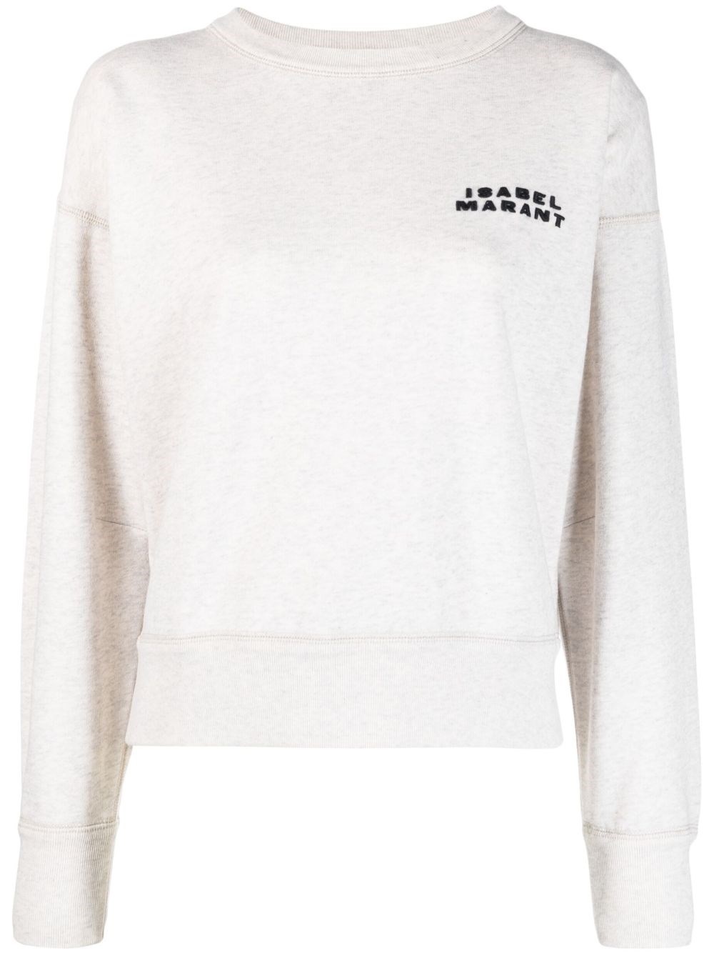 Shad cotton crewneck sweatshirt - 1