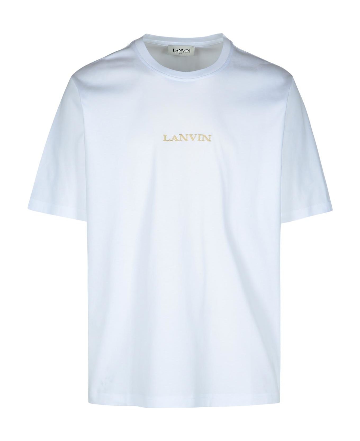 White Cotton T-shirt - 1