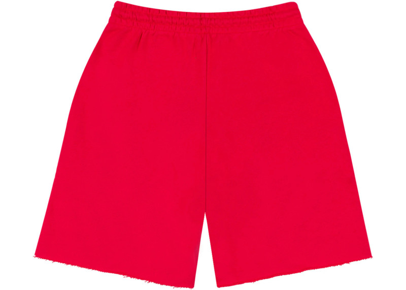 DENIM TEARS Denim Tears Denim University Sweat Shorts Red outlook