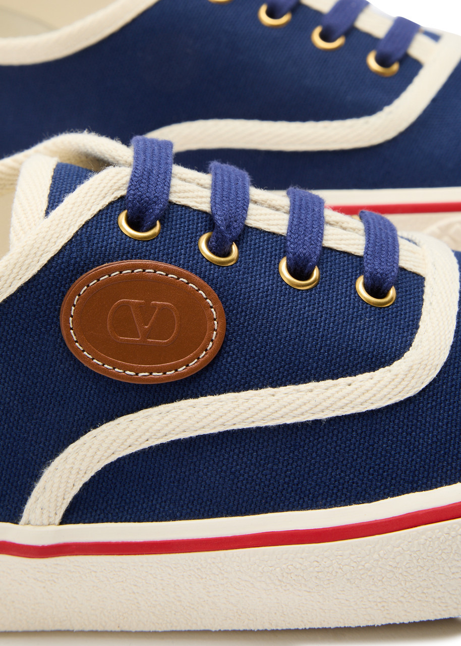 Valentino Garavani Nojoke Panelled Canvas Sneakers - 4
