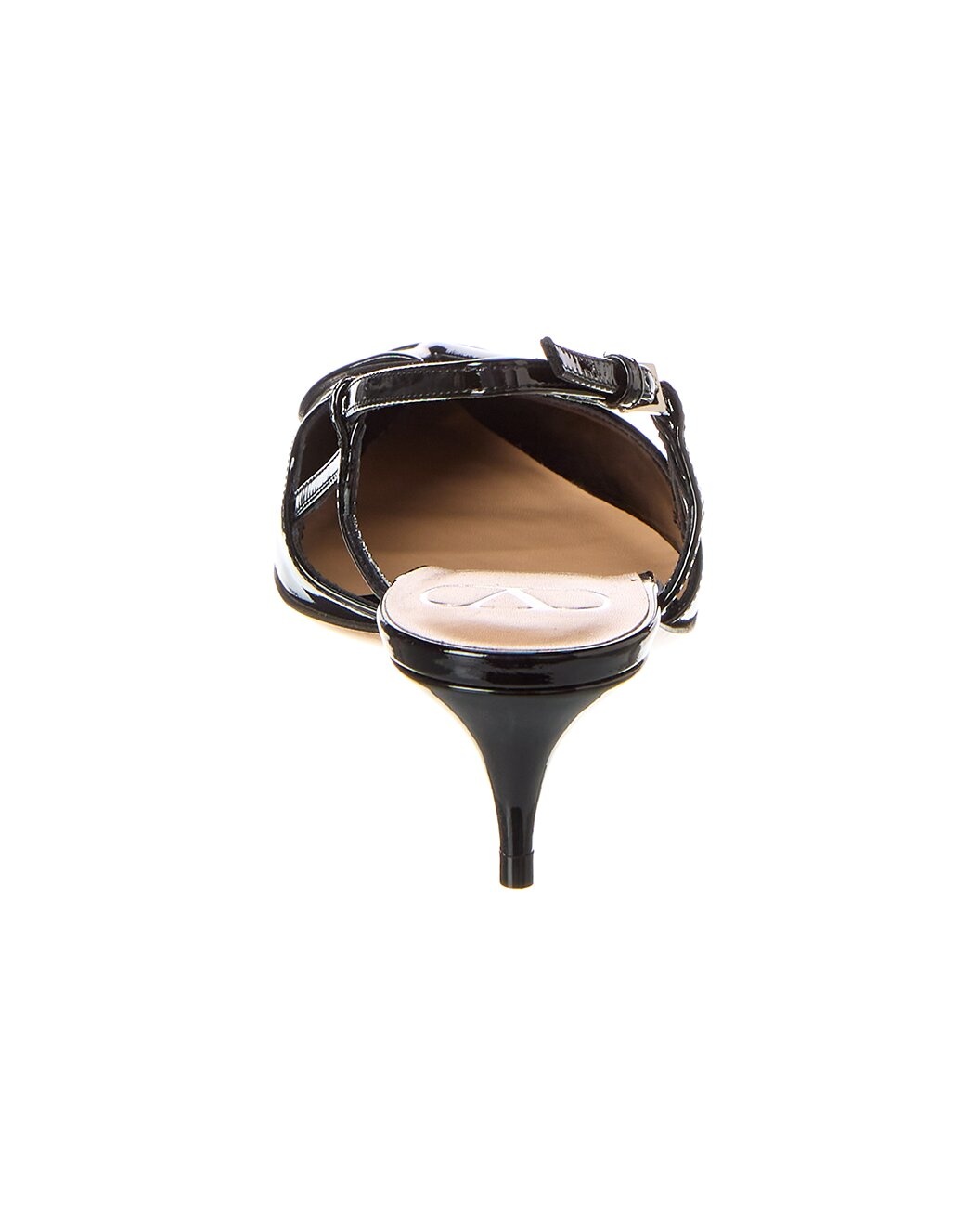 Valentino VLogo 40 Patent Slingback Pump - 3