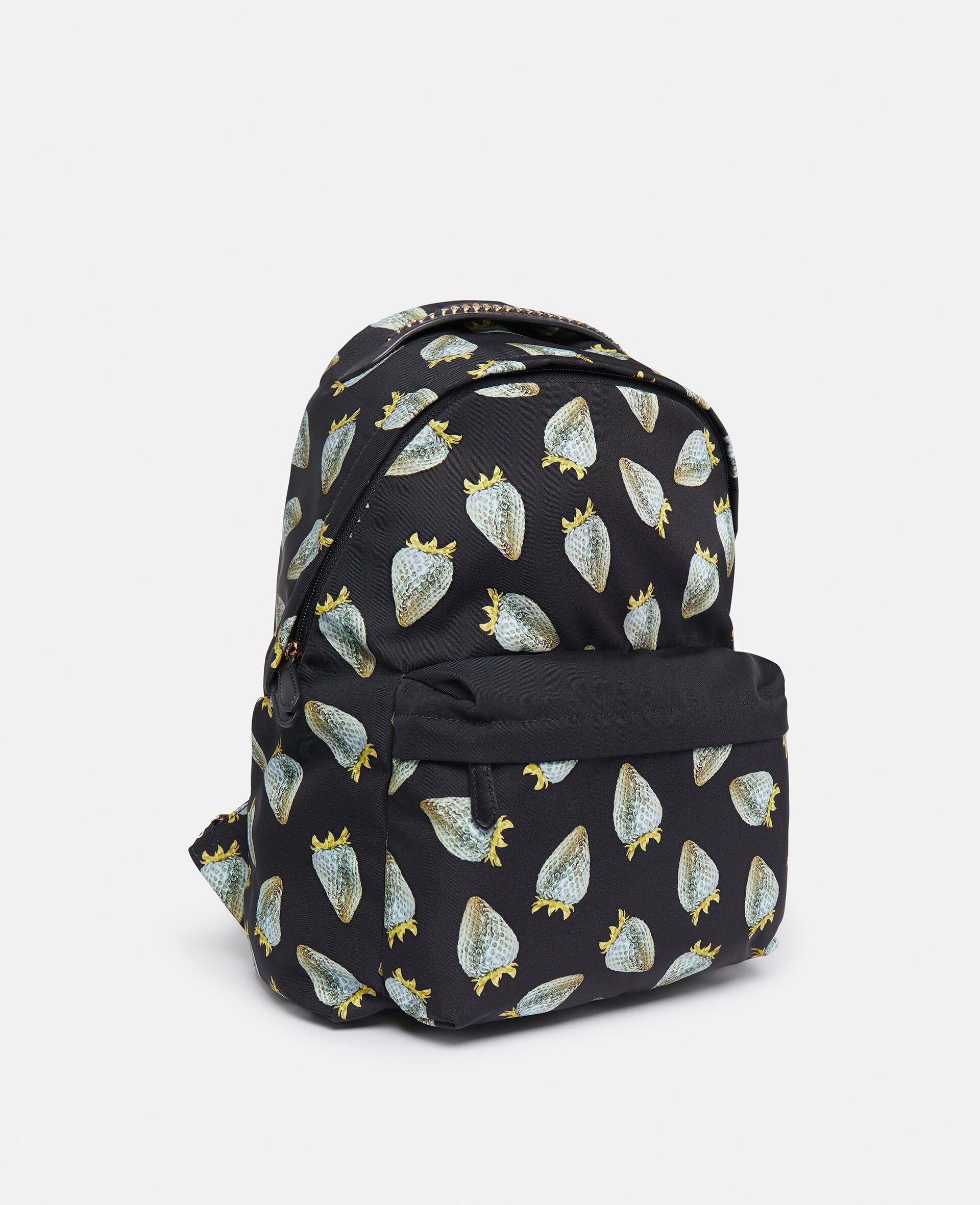 Strawberry-Print Regenerated Nylon Rucksack - 2