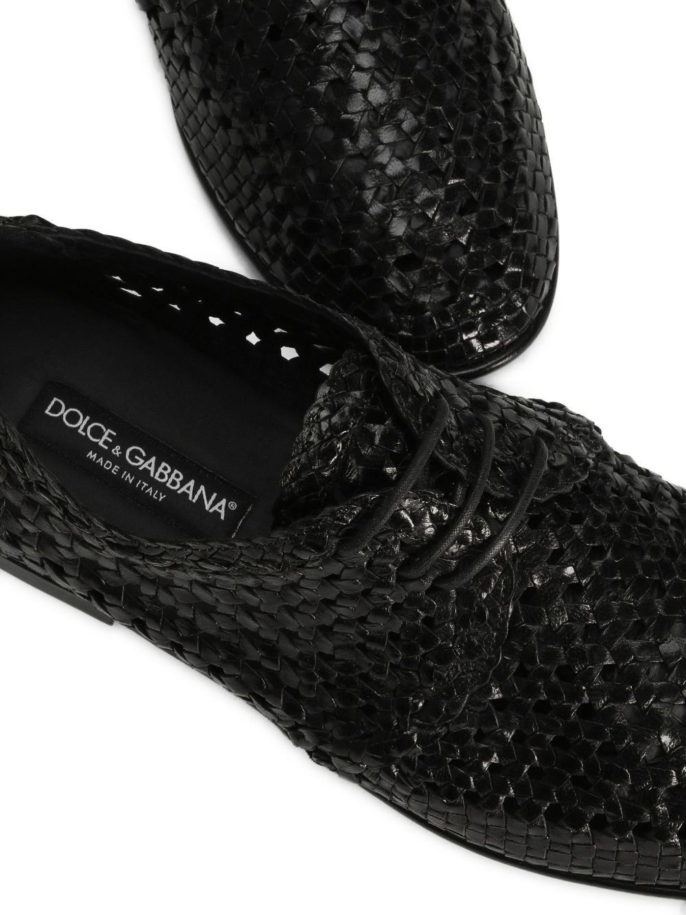 leather derby shoes - 4