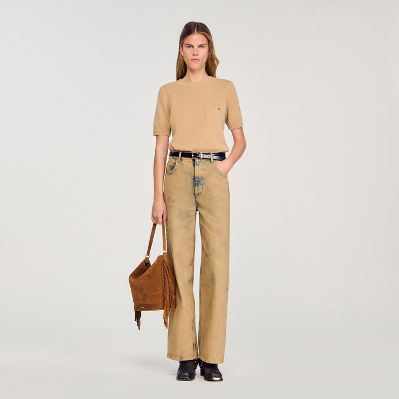 Sandro SHORT-SLEEVE SWEATER outlook