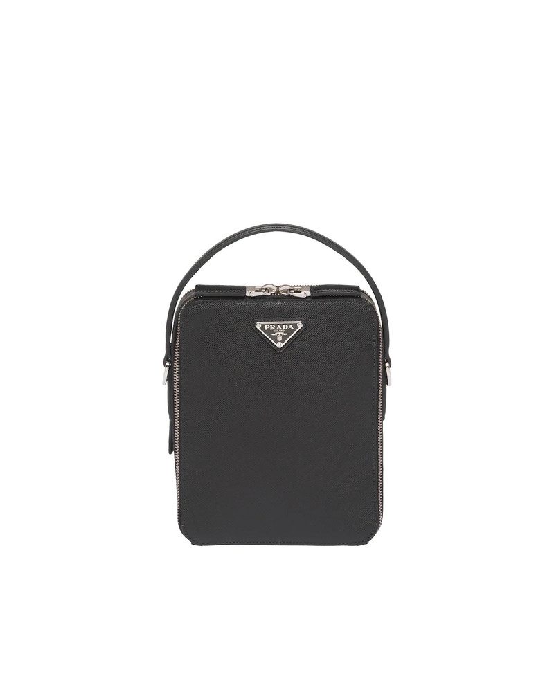 Saffiano Leather Prada Brique Bag 1