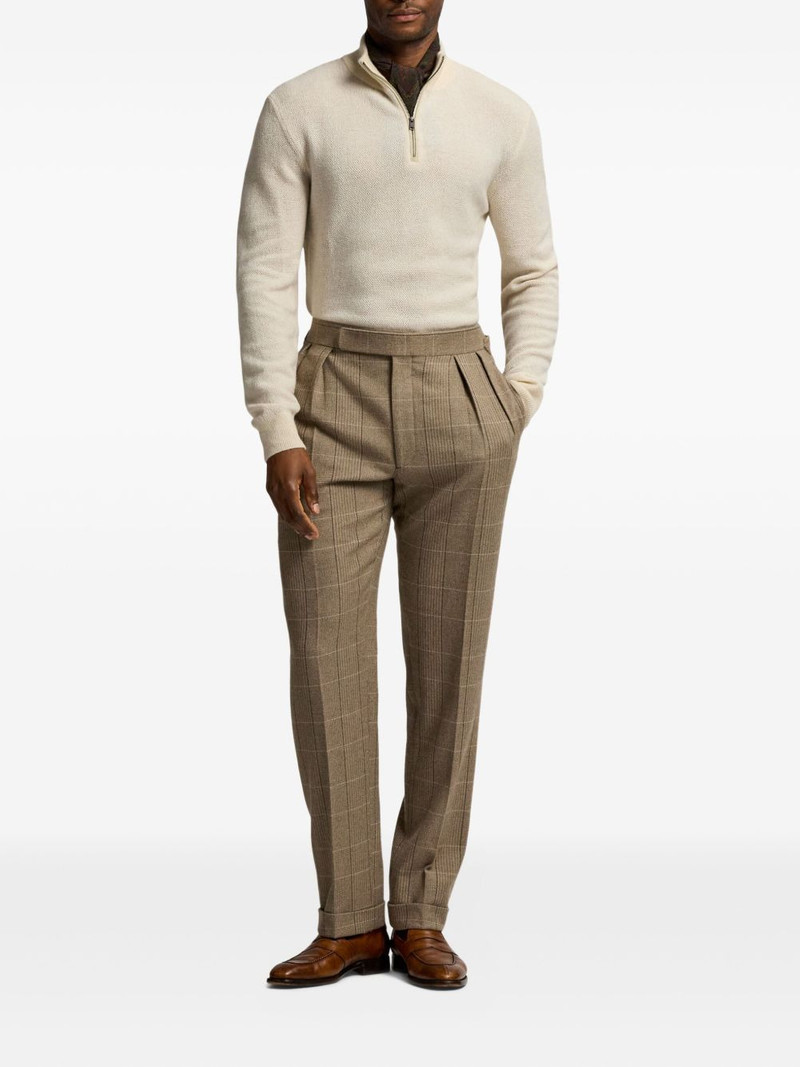 Ralph Lauren half-zip cashmere sweater outlook