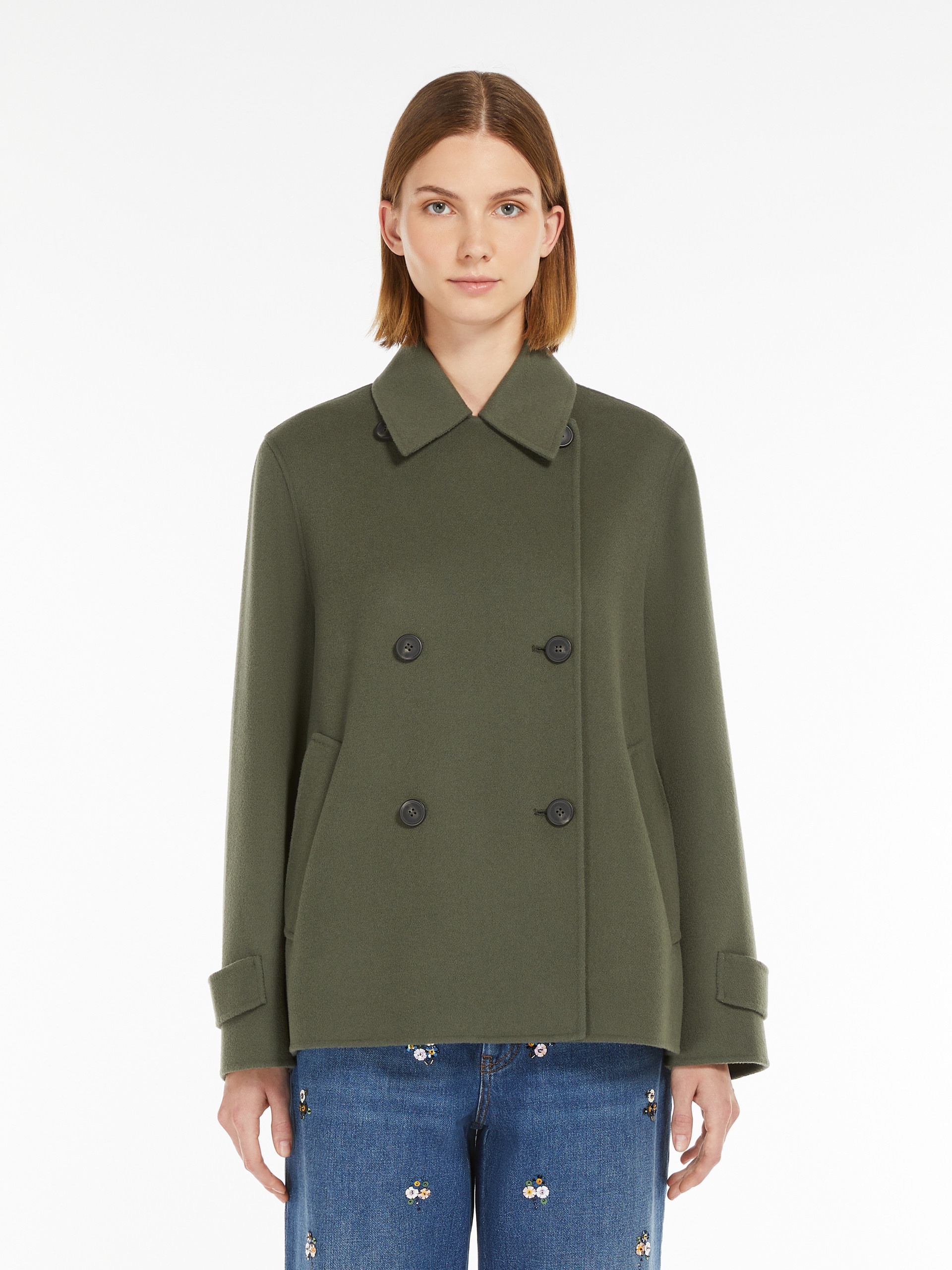 AFONE Double-sided wool double-breasted pea coat - 3