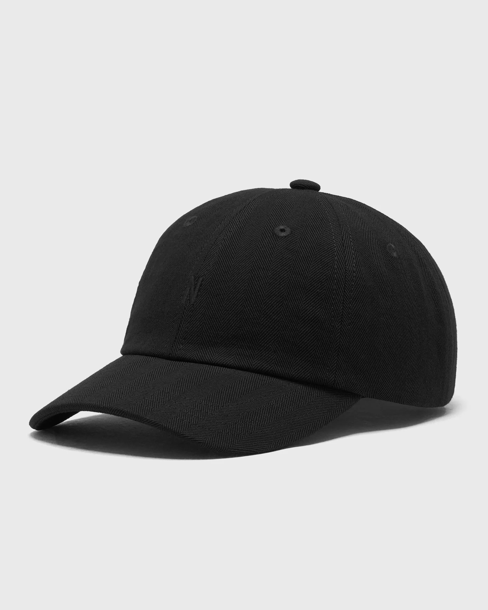 Cotton Wool Herringbone Twill 6-Panel Cap - 1