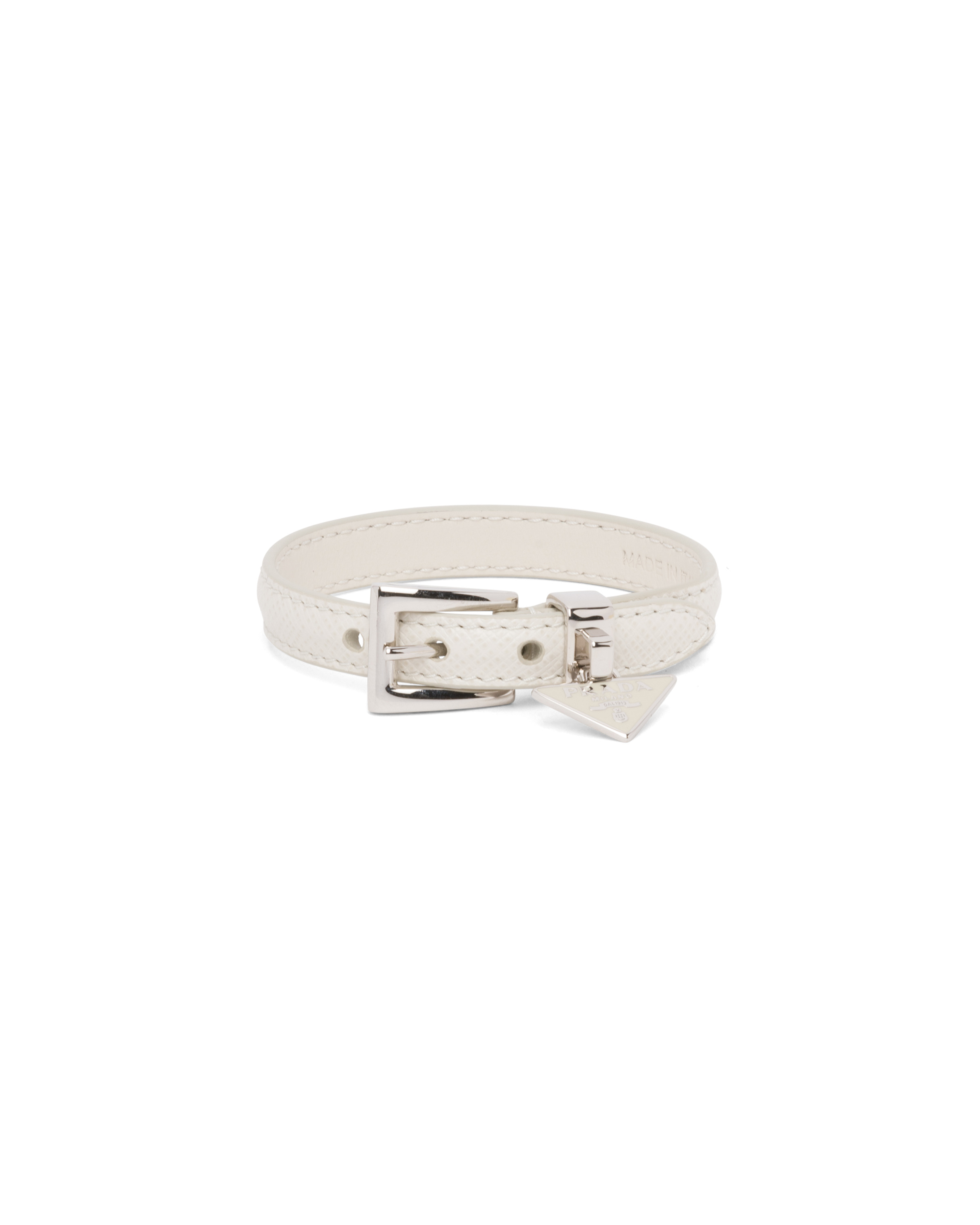 Saffiano leather bracelet - 1