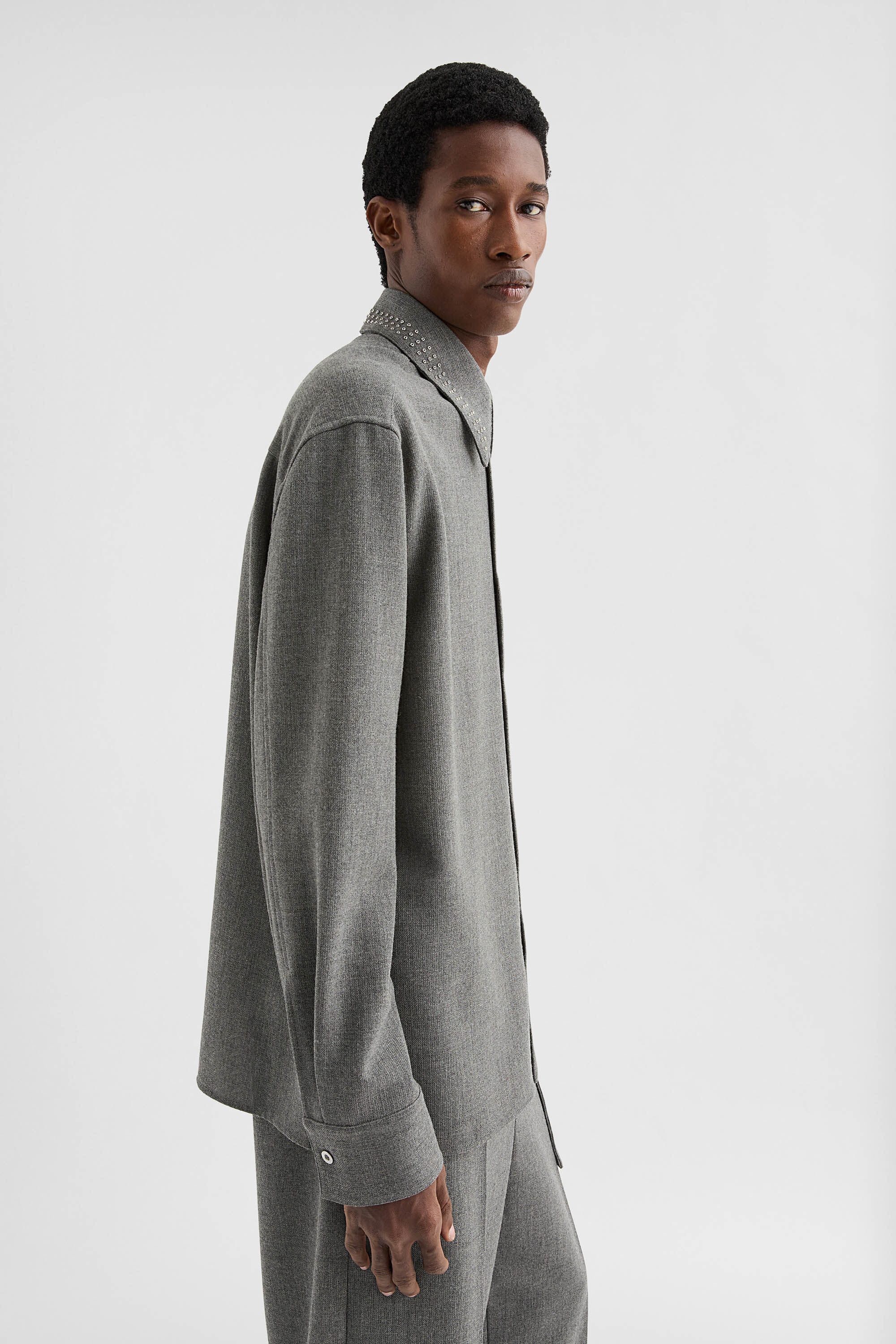 Wool Canvas Shirt - 5